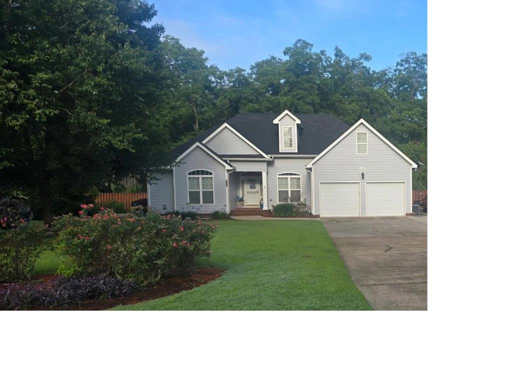 Welcome to this lovely 4 Bedroom, 3 bath home offering approximately 1938 sq ft of comfortable, well designed living space. Located in the peaceful Pointers Chase subdivision, this home combines thoughtful details with a highly functional layout, just minutes from Thomasville and surrounding counties.  The large primary suite features elegant double trey ceilings and a nicely tiled shower/bath combo, creating a relaxing retreat.  The spacious living room boasts vaulted ceilings and flows seamlessly into the kitchen, breakfast nook and dining area - perfect for both everyday living and entertaining,  Step outside to enjoy the recently added screened porch overlooking the well kept backyard, ideal for morning coffee or evening gatherings.  This home has a whole house generator.  The ample 2 car garage includes an extended parking pad, providing plenty of space for additional vehicles.  This home has had a recent roof replacement and been completely repainted, inside and out and is nestled in a quiet, friendly neighborhood with the convenience of nearby amenities.  Don't miss your chance to own this beautiful property - schedule your showing today!