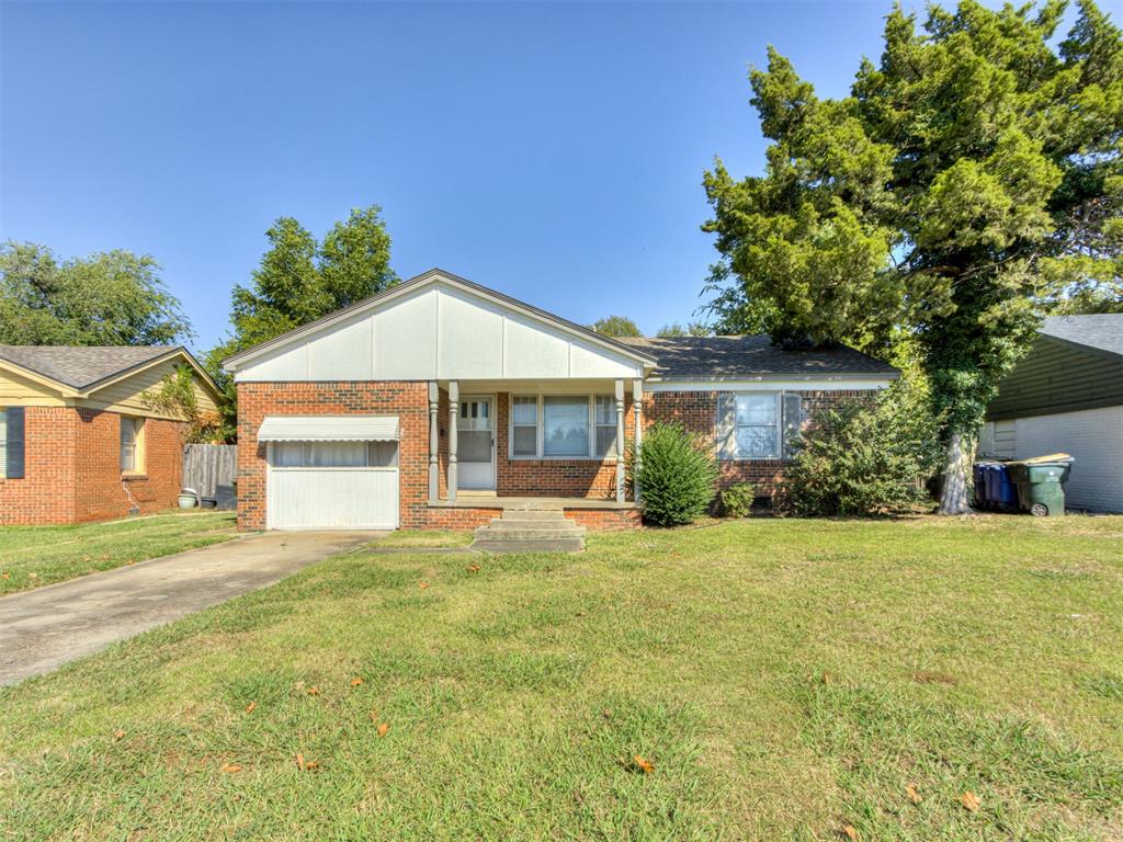 Live the coveted Village lifestyle in this bright and welcoming 2-bedroom bungalow. The bright and open living space features classic original floors. Start your day on the covered front porch and end it entertaining in the large backyard—a perfect setting for weekend cookouts. Garage has been converted to additional living square footage (not included in the square feet) and could be converted back to a garage.  This home’s prime location puts the best of OKC at your fingertips.