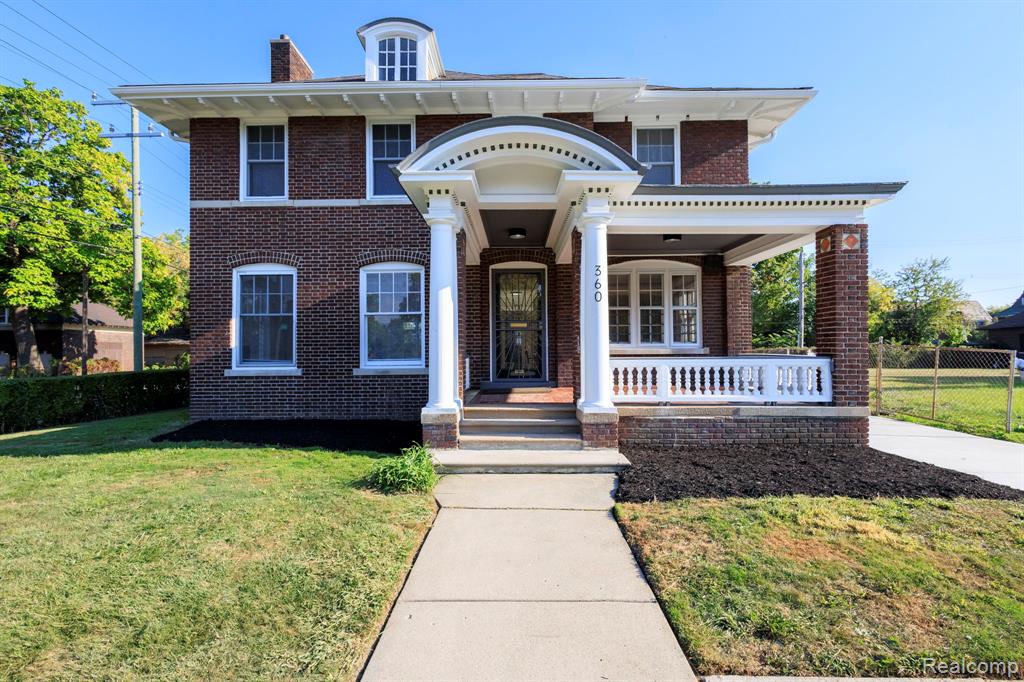 Welcome to this beautifully newly remodeled estate in the heart of Boston historic district—an exceptional blend of timeless elegance and modern luxury. This 1914, has undergone a top-to-bottom restoration, preserving classic architectural details while introducing high-end upgraded systems and designer finishes throughout. Upon entering, you’ll immediately appreciate the original hardwood floors on the first level, refinished to a warm luster, restored woodwork, and beautifully refinished fireplace that retain an old-world charm.New kitchen with stunning backsplash, stainless steel appliances, a side island/ breakfast bar, and new custom pantry storage and shelving. Take a walk up the grand stair case beautifully redesigned with with flowing carpet transformed into artwork. Look up at the cascading grand chandelier.The primary suite offers a luxurious retreat—it includes a spacious bedroom, walk-in closets, and a beautifully remodeled en-suite with high-end finishes, tiled shower and soaking tub with classic tile for floor and walls. All bathrooms have been tastefully updated—new vanities, tile work, fixtures, and lighting—each with its own character. The upper hall bathroom with oversized shower has its original floor tile has been restored to keep the history intact. 3 other bedrooms are generously sized, with updated closet space. Third floor attic space has been updated for the visionary with clean drywall, new flooring. The home sits on a generous lot of land with updated exterior work and restored historic windows with stunning original brass hardware giving ot only the windows but the entry doors a touch of charm. The above ground pool could be a nice way to cool off on hot summer days.brand-new zoned AC system.Located within walking distance of local parks, restaurants. Listing agents must be present at all showings