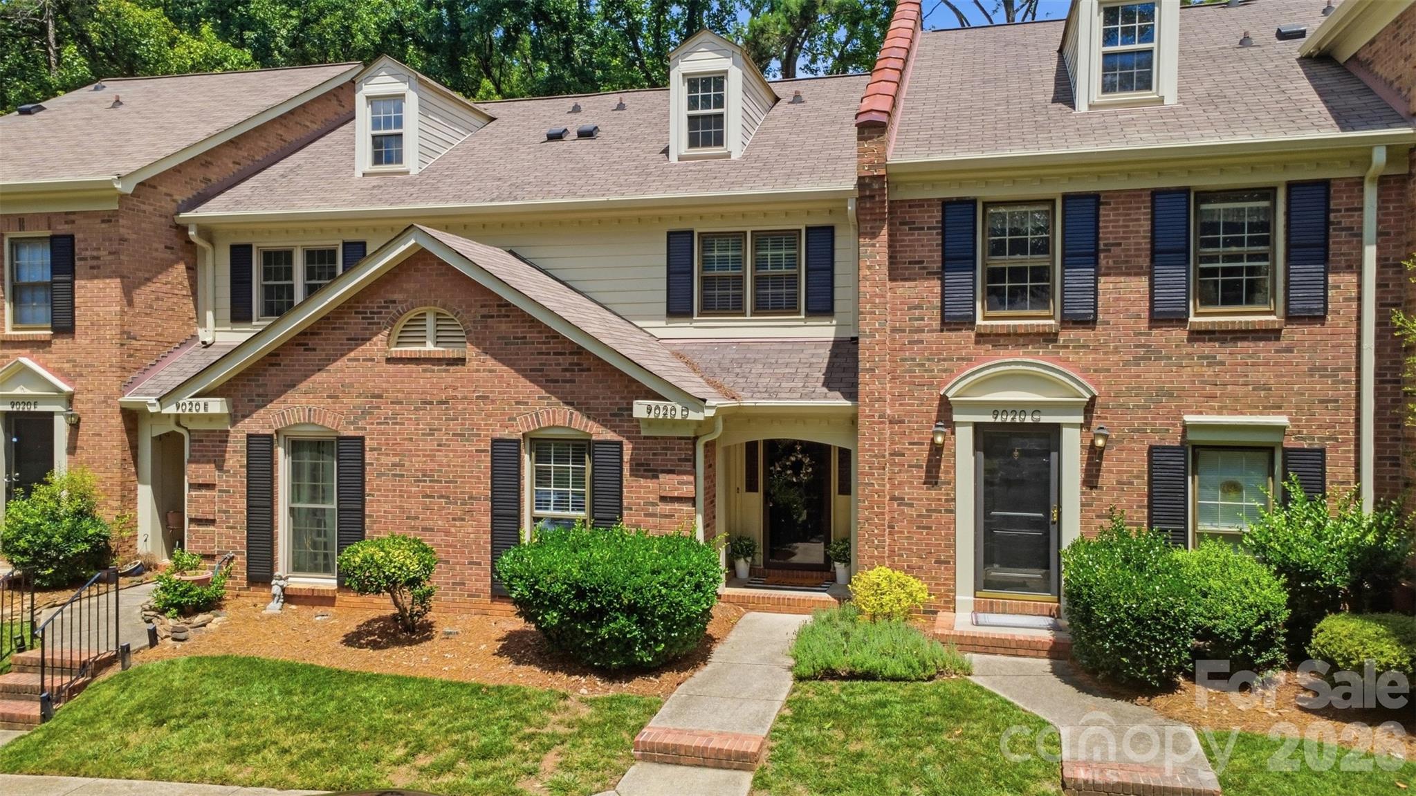 Welcome home to this charming townhome in the desirable Sardis area! You'll love the location with easy access to Matthews, Cotswold, SouthPark, and Uptown, plus it's within walking distance to shopping, restaurants, and the Galleria.Inside, the main level offers an open layout with a nice living area room featuring a fireplace, a dining area, and a convenient pass-through from the kitchen. French doors lead to a private, fenced patio with a small yard that's perfect for relaxing or letting pets enjoy the outdoors. The beautiful tree-lined setting adds to the peaceful feel.Upstairs, you'll find two bedrooms, a full bathroom, and the laundry area (washer and dryer included). The refrigerator also conveys, making this home move-in ready. Don't miss your chance to own this well-maintained townhome in one of Charlotte's most convenient locations!