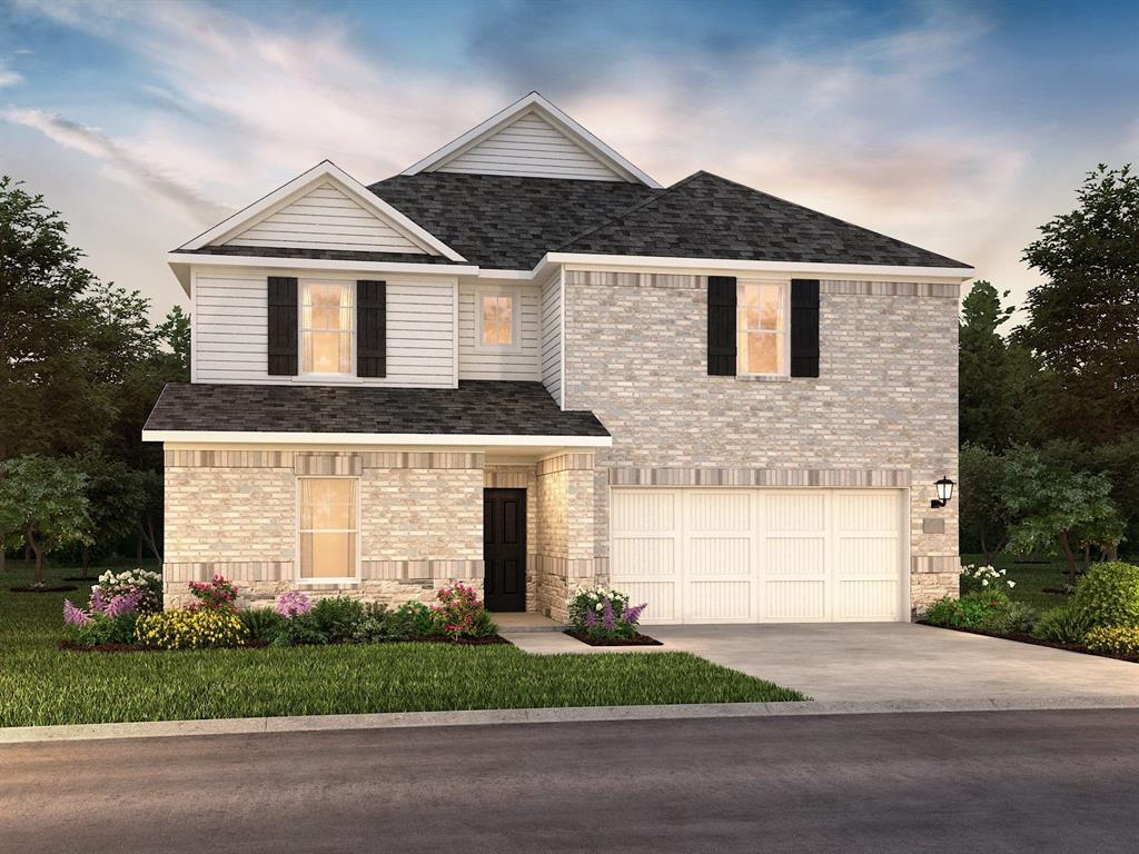 Brand new, energy-efficient home available by Oct 2025! The Beckley's front flex space and living room with volume ceiling make a striking impression. Tucked in the rear of the home, the primary suite is secluded from the four secondary bedrooms, game room, and media upstairs. Escape the bustle of the city without being too far from the action. Beat the summer heat at the neighborhood amenity center complete with a resort-style pool. Zoned in the sought-after Crowley ISD, Tesoro at Chisholm Trail Ranch offers six floor plans to fit your family’s lifestyle. We also build each home with energy-efficient features that cut down on utility bills so you can afford to do more living.*  Each of our homes is built with innovative, energy-efficient features designed to help you enjoy more savings, better health, real comfort and peace of mind.
