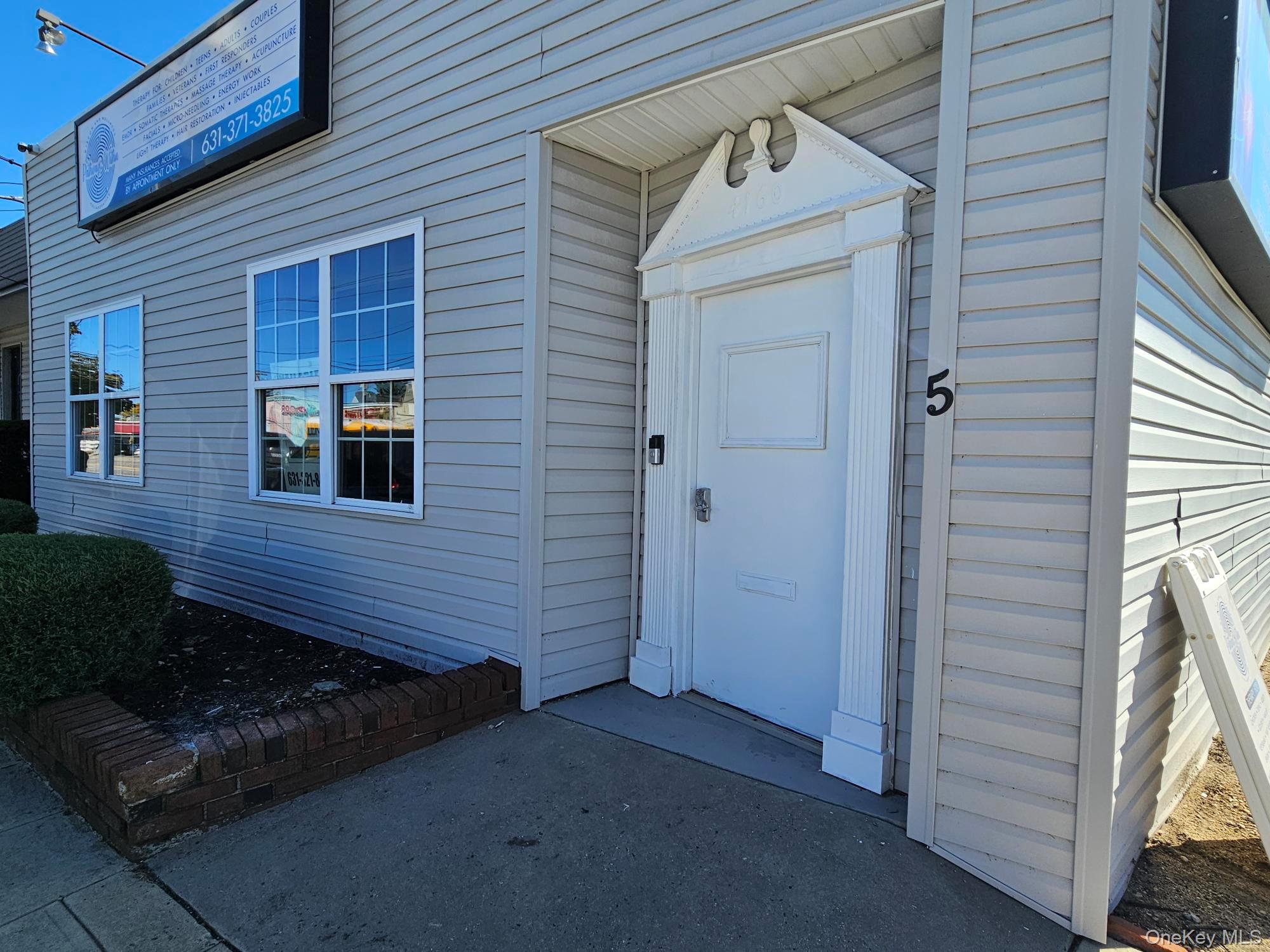 Renovated Office/Medical Suite in the Professional 4160 Merrick Road Massapequa Building with 16,868 Square Feet on a 1.2 Acre Parcel with 84 Parking Spaces on the Corner of Haight Avenue and Just West of the Seaford-Oyster Bay Expressway. Suite Has Great Street Exposure on Merrick Road and Features 1,459 Square Feet with Entry Foyer, Waiting Room, 2 ADA Compliant Half Baths, 8 Private Rooms and Kitchen. Rent is $4,375/Month Modified Gross and Tenant Pays Their Own Separately Metered Gas Hot Air and Electric with Central Air Conditioning. Join Other Medical Professionals in This Building: Lenox Hill Radiology, Podiatrist, Dentist, and Pain Specialist..