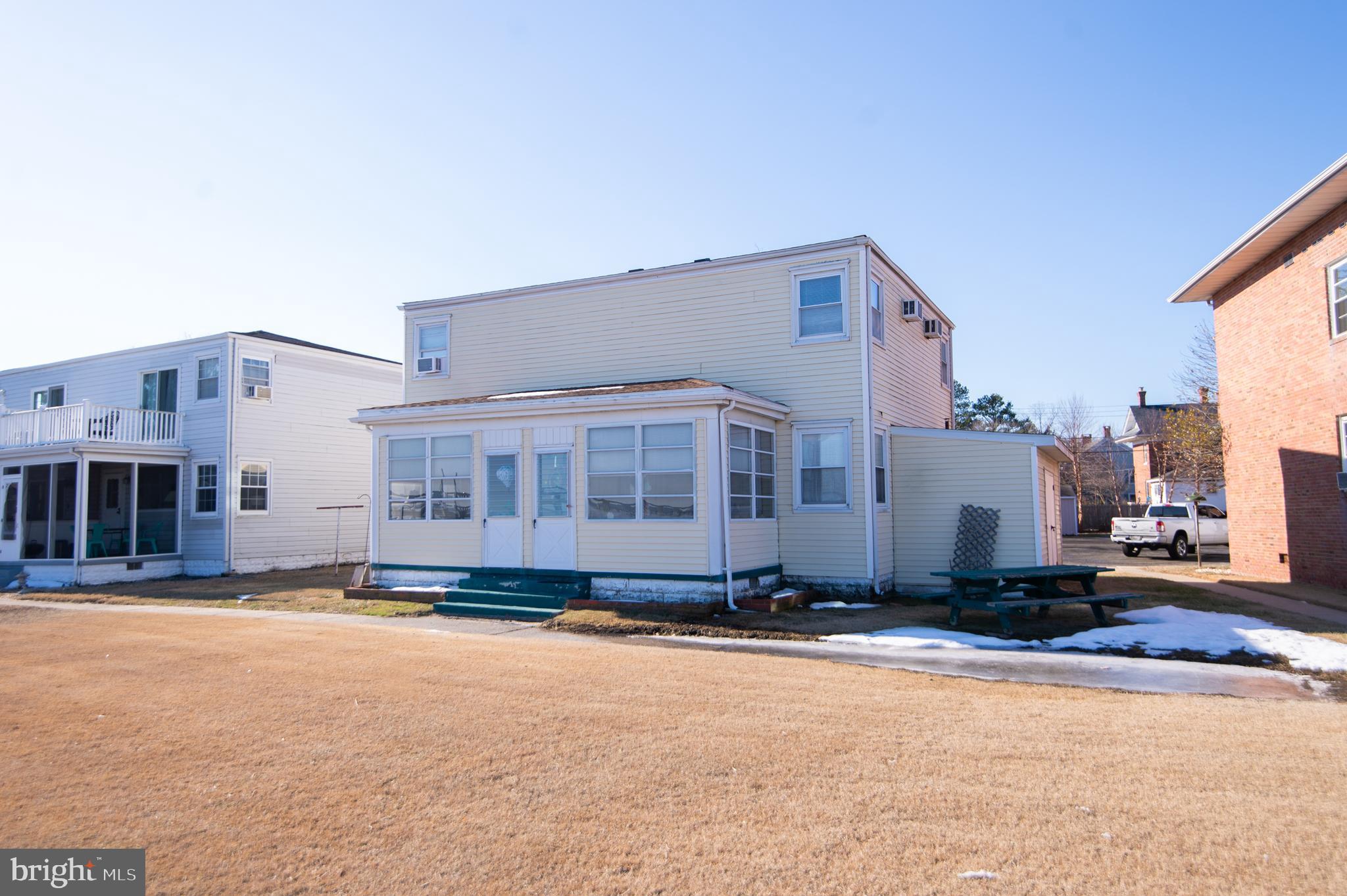 Improved Price!! Cambridge Waterfront- Enjoy magnificent Choptank River views from this duplex.  Two units each with 2BR, 1 bath, living room, sunporch.  Completely renovated after a fire, this is a great opportunity to have your own waterfront place plus an income producer! Large shed. Protected shoreline.