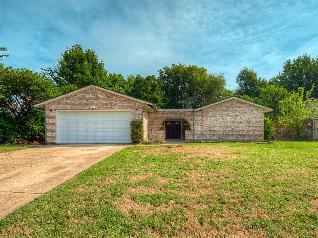 Welcome to 3612 Meadow Lane in the heart of Edmond’s desirable Whispering Hills addition. This charming 3-bedroom, 2-bath home features a spacious living room anchored by a stunning floor-to-ceiling brick fireplace and custom built-in cabinetry—perfect for cozy evenings or casual entertaining. Step outside to a tree-filled backyard with a patio designed for gatherings and relaxing under the Oklahoma sky. The home’s inviting arched walkway and covered porch add to its curb appeal and character. Located directly across from the neighborhood park, tennis court, and dog park, this area is known for its active, family-friendly vibe. Enjoy morning dog walks, friendly neighbors. All of this just minutes from Edmond’s best shopping and dining.