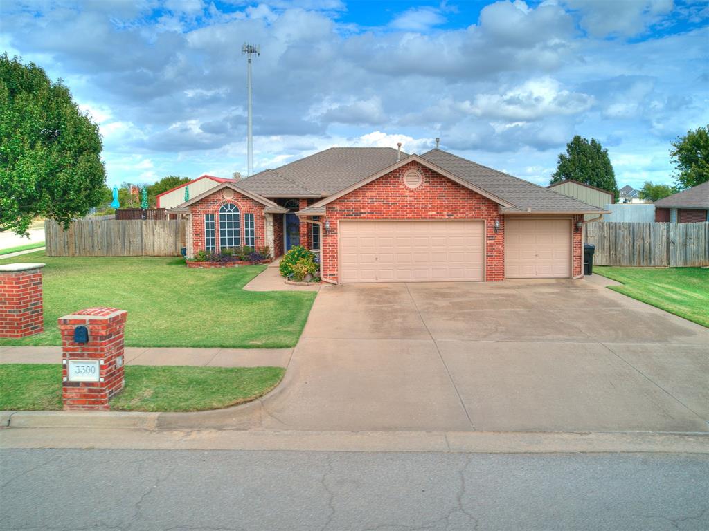 Welcome home to this beautifully maintained 4-bedroom, 2-bath home situated on a spacious 0.4-acre corner lot in Moore! This property offers the perfect combination of comfort, space, and functionality. Inside, you'll find a kitchen featuring granite countertops, a spacious bathroom with a whirlpool tub and large separate shower, and a convenient walk-through closet. Additional features include a 3-car garage, a utility sink in the laundry room, and an additional sink in the garage. Step outside to enjoy the covered back patio, above-ground swimming pool with deck, and in-ground sprinkler system. One of the standout features is the impressive 24x40 insulated shop, complete with electricity and epoxy floors! Whether you need space for hobbies, projects, storage, or entertaining, this property has so much to offer. Conveniently located near shopping, dining, and highway access, with an elementary school just a short walk away. With its generous lot, versatile shop, pool, and thoughtful extras, this home is a rare find within Moore city limits. Come see all it has to offer!