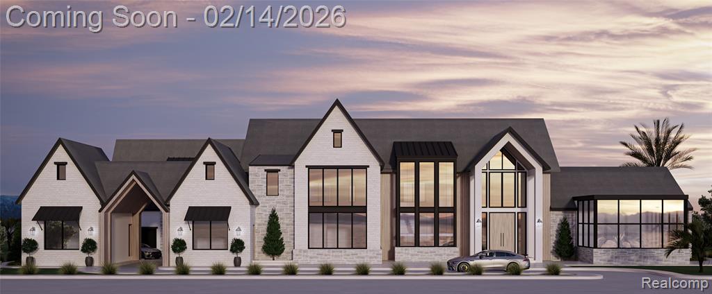 Sapphire Luxury Homes is at it again with the next level of luxury living coming soon.  Designed to spread across —an extraordinary estate sized private 6.24 acres in highly desirable Bloomfield Glens upscale neighborhood of West Bloomfield with Birmingham Schools. Award-winning & leading edge design is waiting to evolve into your vision.  At Sapphire Luxury Homes, architectural excellence, refined craftsmanship, and elevated design come together to create a one-of-a-kind luxury residence.This remarkable custom estate offers 7,585 square feet of meticulously designed living space, blending modern grandeur with timeless sophistication. Featuring 5 spacious bedrooms and 6 full baths, every detail is curated to deliver comfort, privacy, and dramatic architectural impact.Soaring ceiling heights and expansive floor-to-ceiling windows flood the home with natural light while creating seamless indoor-outdoor flow across the breathtaking acreage. From designer kitchen to scullary complete with premium custom Eurocraft cabinetry, an oversized island, high end appliances, and striking millwork details. The open-concept layout transitions effortlessly into the great room and dining areas, ideal for both intimate gatherings and grand-scale entertaining.The entry level primary suite offers a private sanctuary with a spa-inspired bath, expansive walk-in closets, and serene views of the surrounding 6.24 acres. A nanny or in-law suite is conveniently located on the main level tucked off to the side.  Each additional bedroom is generously sized with private bath access, ensuring comfort and privacy for family and guests.An optional additional 4,500 square foot finished lower level allows you to further expand your lifestyle with space for a home theater, golf simulator, fitness studio, wine cellar, recreation lounge, or a fully customized retreat designed around your vision.Minutes from upscale dining, boutique shopping, premier golf courses, & convenient freeway access.