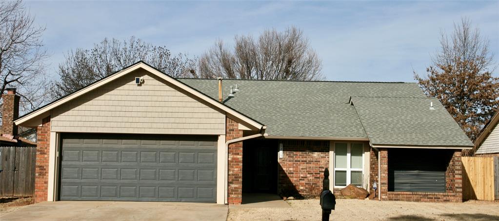 In the heart of Edmond, this 3 bedroom 2 bath 2 car garage home is ready for you.  This house starts with a great central location.  With quick access regardless of where you are going in Edmond, along with great access to OKC.  House features a large vaulted ceiling living room with wood burning fireplace.  Split bedroom design gives the primary suite maximum privacy. This house packs a lot into 1557 sq ft.  Large 2 car garage and dedicated utility room, this place has it all.  Great back yard plus this house is just steps away from the City of Edmond maintained Kelly Park.  Situated within walking distance to Edmond Santa Fe High School.  Numerous shopping and dining options within one mile.  House has been well maintained and will have a BRAND NEW ROOF before closing! Schedule a showing today!