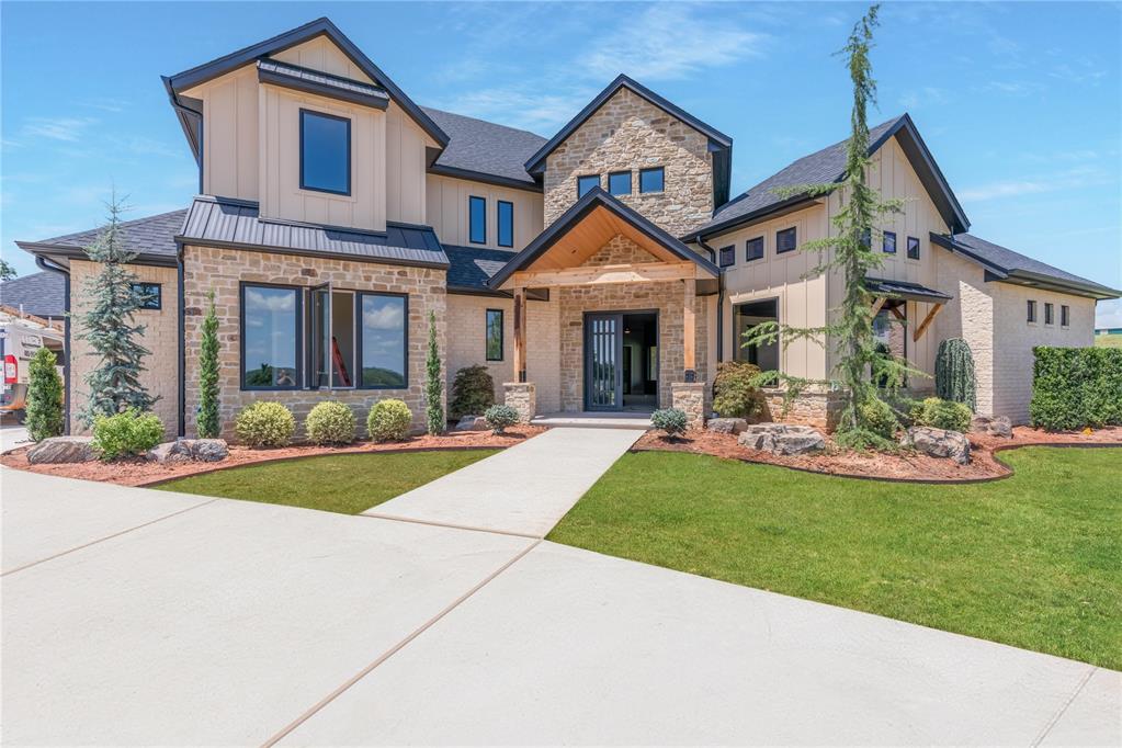 This exquisite new construction home, located in the prestigious North Edmond addition of Montmartre, offers an unparalleled blend of elegance and modern luxury. Situated on a sprawling 1.4-acre lot, this property is currently under construction, with an estimated completion date and a full selections list available upon request. The meticulously designed floor plan features 4 bedrooms, 3 full baths, and 2 half baths, with an elegant, luxury design throughout. The home also includes two bonus rooms  which can both be used as additional bedroom spaces, along with a storm shelter for added safety. A long driveway provides ample parking, while oversized sliding glass doors create a seamless connection between the indoor and outdoor living spaces. The covered patio, complete with its own gas fireplace, is perfect for relaxing evenings and entertaining. This is a rare opportunity to own a bespoke, high-end residence in a prime location. Don't miss out on this exceptional home; contact us today for more details.