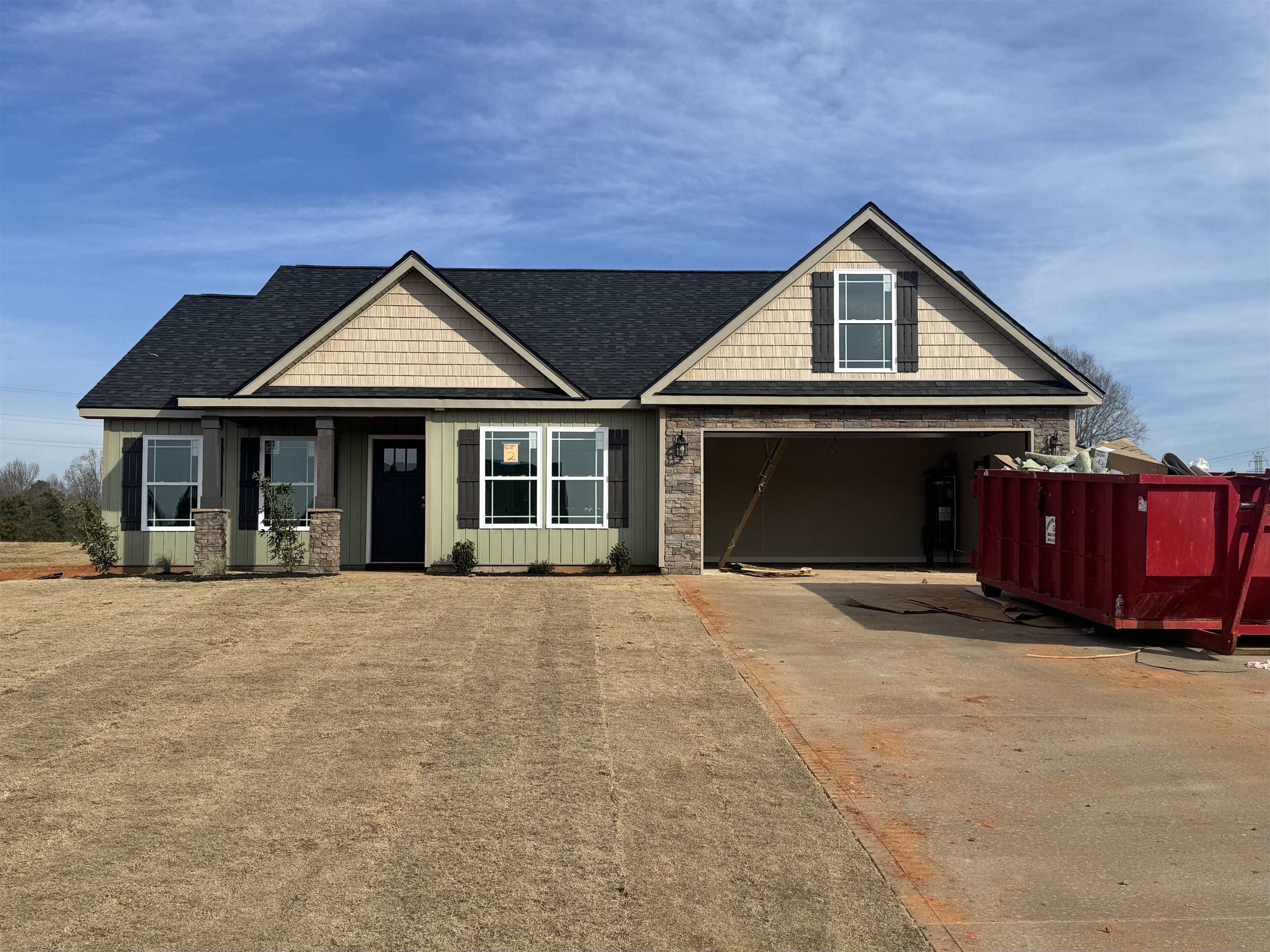 Welcome to Bent Tree! The new development in Grassy Pond provides a gorgeous, rural setting with convenience close by. Large lots and spacious homes designed with elegance, charm and YOU in mind! The "Sage with Sunroom" plan offers a beautiful, modern layout. Split floor plan. Kitchen open to living area AND a 12' X 12' sunroom! Home complete with chair rail, crown molding, and rope lighting. **Up to $7,500 concession towards buyer's closing costs if using preferred lender & attorney** **BUILDER'S MOVE-IN PACKAGE INCLUDED - REFRIGERATOR & BLINDS**