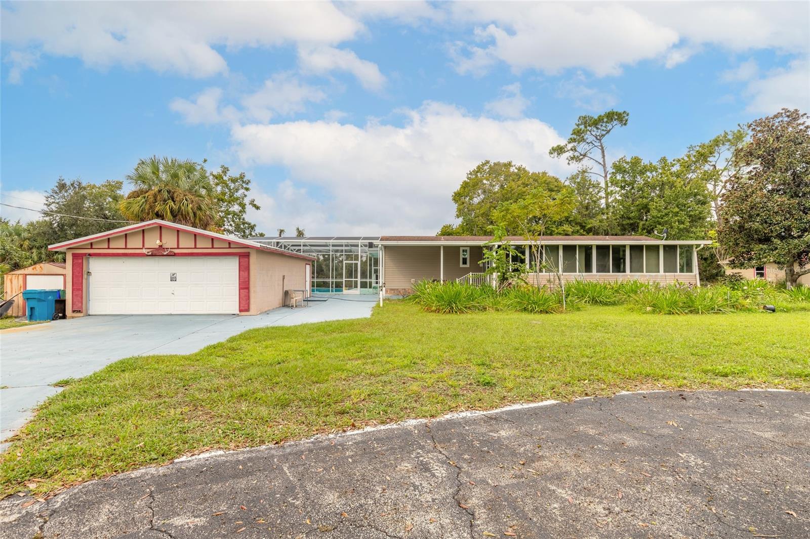 Space to unwind, room to entertain, and 3 acres to call your own! This 2-bedroom, 1.5-bath pool home in Ormond Beach offers a spacious setting for enjoying Florida's outdoor lifestyle. Spend afternoons by the private pool and make the expansive grounds your own retreat. Located on N Tymber Creek Road, with convenient access to shopping, dining, I-95, and area beaches, this property combines the appeal of acreage with everyday convenience. (All information deemed accurate but not warranted or guaranteed in any way by the seller, listing agent, or listing brokerage. Inspections and buyer due diligence are recommended.)