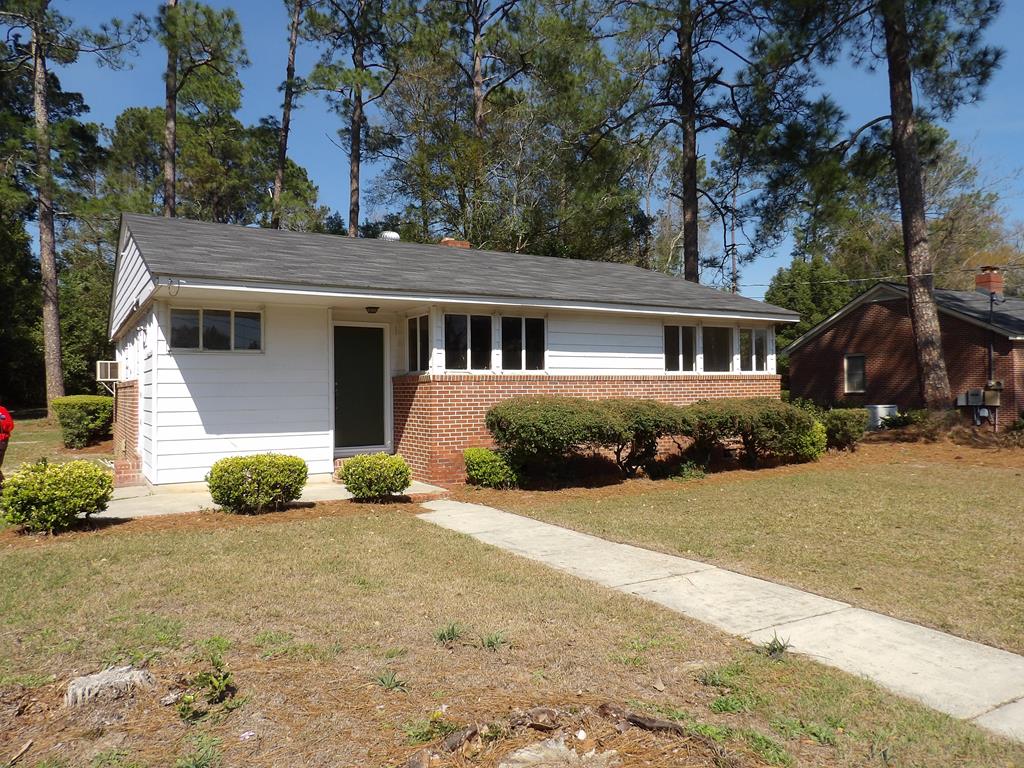 This home is 3 bedrooms with 1 bathroom with new LVP flooring in the kitchen, dining / den area, hallway and bathroom.  Original hardwood floors in the 3 bedrooms are in good condition.  Den area has a gas log fire place.   There is a large back yard for most any use.  This home would be a great starter home or investment property.   More information coming.