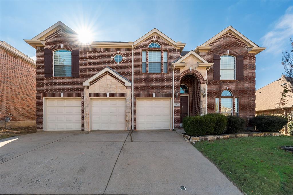 REMARKABLE HOME in the desirable Carter Ranch community. This home has it all, combining complete functionality with the most aesthetically appealing environment! Over $55K in recent upgrades adds to the appeal AND peace of mind. Upgrades include Architectural grade Impact Resistant Roof (Dec. 2025), new AC (2025), new water heater (2025) and new carpet (2026). Five bedrooms, three full bathrooms, one half bath, designated office with French doors, two huge living areas, two dining areas and a large backyard give all the space you need to indulge in life at home. Open concept kitchen is decked out with an abundance of dark granite counter space and lush dark wood cabinet space, kitchen island, breakfast bar, walk in pantry, AND a side buffet - plenty of storage and prep areas to keep any chef happy. The formal dining area, breakfast room, or the breakfast bar give plenty of options for gathering around the table for a meal or coffee and conversations. Main living area is expansive with soaring ceilings and an impressive stone gas fireplace. Primary bedroom is on the first floor while all other bedrooms are on the second floor, giving ultimate privacy to the primary suite. The ensuite bathroom is designed for relaxation and comfort with a deep soaking tub, wrap around vanity with double sinks, large separate shower and walk in closet. Four more bedrooms, all very generously sized, and two full bathrooms are upstairs. Two of the upstairs bedrooms are connected with a jack and jill bathroom that offers dual sink vanity. Upstairs living area is the perfect spot for hanging out, gaming, or just lounging. Enjoy time outside? The backyard provides plenty of space for play, entertaining, soaking up the sun or just being under the stars. Carter Ranch offers great community amenities including community pool, splashpad, jogging-walking paths, playgrounds and greenways! Easy access to major thoroughfares, restaurants, entertainment, shopping. Zoned for well rated Celina ISD.