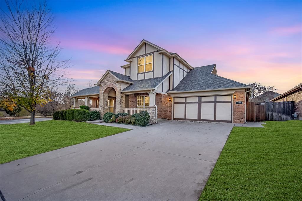 FORMER BUILDER'S SHOWHOME with ADDED FEATURES--4 DOWNSTAIRS BEDROOMS--2 COMMUNITY POOLS & MULTIPLE PARKS--UNDERGROUND STORM SHELTER--HAIL RESISTANT, CLASS 4 SHINGLES INSTALLED IN 2020 PROVIDES LOWER INSURANCE COSTS--NEWLY UPDATED, HIGH-EFFICIENCY HEAT & AIR SYSTEM includes one year of free maintenance!   This is one of West Norman's premier locations & neighborhoods, with Roosevelt and All Saints schools as well as Norman hospital and 1st responders also within a 1 mile radius.   A GENEROUS FLOORING ALLOWANCE OF $7,500 IS OFFERED WITH AN ACCEPTABLE.   So many nice features accompany this offer:  a HUGE, COVERED FRONT PORCH and COVERED BACK PATIO, an OVERSIZED KITCHEN WITH AN ABUNDANCE OF STORAGE, CABINET AND COUNTERTOP SPACE, ACCOMPANIED BY A LARGE, WALK-IN PANTRY.  The kitchen offers a gas cooktop and large island.    This SPLIT BEDROOM PLAN also offers a TRUE IN-LAW PLAN, with one bedroom and it's own bath separated from all other bedrooms in the home.   Enjoy privacy in the master/primary suite and bath, also located away from all other bedrooms in the home.    2 nice bedrooms with large closets share a Jack-and-Jill bath, completed with private vanities for each bedroom.HIGH CEILINGS & NICE-BUILT-INS really compliment this home design.  OVERSIZED, CORNER LOT ALLOWS MORE SPACE BETWEEN THE HOME AND STREET, along with vegetable gardens on one side of the home.  INGROUND SPRINKLER SYSTEM, SECURITY SYSTEM with fire detector in kitchen, RING DOORBELL with cloud storage available; under-eave, exterior soffit lighting and a SPACIOUS PRIMARY BATHROOM & CLOSET.   The LARGE UPSTAIRS BONUS ROOM is perfect for a game room, music room or playroom.  The home owner used the formal dining room as a perfect study/home office--you choose, based on your own needs!  3 CAR TANDEM GARAGE--don't miss this!   One side of the garage is about 2x as deep on one side.   ADULT OWNED, NEVER SMOKED IN and METICULOUSLY MAINTAINED.  Call for a showing today!