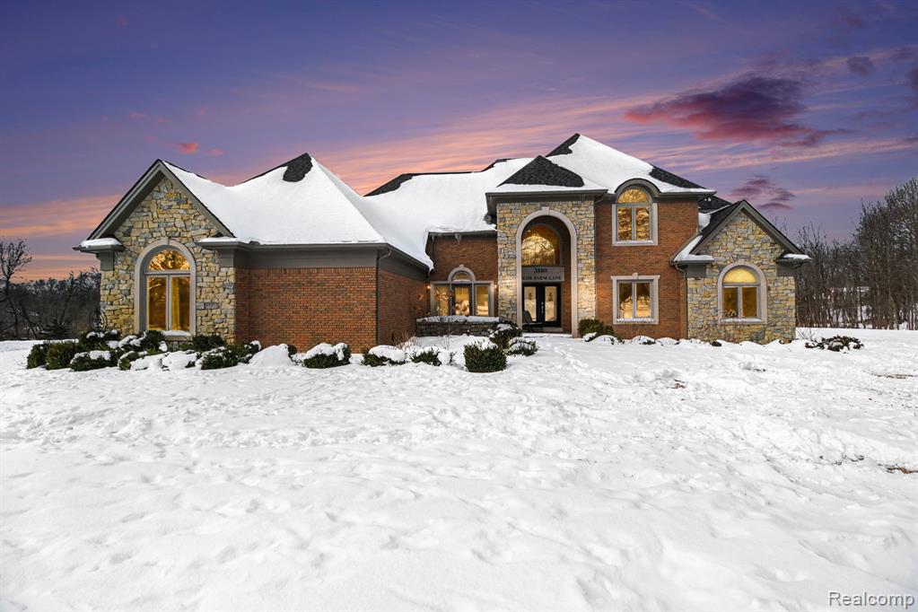 Welcome to your dream home! Set on 10 secluded acres with abundant wildlife and a private pond complete with its own well, this impressive 4 bedroom, 3 full bath, 1 half bath estate offers the perfect balance of luxury, space and convenience. Located just minutes from I-75 and I-69, downtown Clarkston, Ortonville and Great Lakes Crossing, you’ll enjoy peaceful country living without sacrificing accessibility.Step inside and experience amazing natural light streaming through 52 windows. A dramatic vaulted foyer welcomes you with a stunning Schonbek chandelier and polished marble floors updated in 2020. The main level is thoughtfully designed with a first floor primary suite featuring a private sitting room and spacious his and hers walk in closets. A first floor study, formal dining room and convenient first floor laundry add both function and flexibility to the layout.Upstairs, three additional bedrooms offer generous closet space. Two share a Jack and Jill bath, while the third includes its own private bath and walk in closet, making it an ideal second primary suite. Storage is abundant throughout the home.The basement features high ceilings and provides endless potential for finishing or additional storage.Extensive updates provide peace of mind, including roof and Renewal by Andersen windows in 2019, two new AC units and two new furnaces in 2017, newer sump pump and water heater, plus updated light fixtures, ceiling fans, carpet and paint in 2019.Outdoors, the private pond is perfect for fishing in the summer and ice skating in the winter, and a shed offers additional storage for tools and equipment. With wide open acreage, serene views and easy access to major highways and downtown amenities, this exceptional property truly has it all.