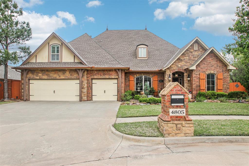Welcome to this stunning 4-bedroom, 3.5-bathroom home located in the highly sought-after Arbor Lake neighborhood. Offering the perfect blend of comfort, functionality, and charm, this two-story residence is ideal for both everyday living and entertaining.Step inside to find a dedicated study/office, perfect for working from home or creating a quiet retreat. The spacious primary suite is a true sanctuary, featuring a luxurious en-suite bathroom and a walk-in closet that doubles as a built-in storm shelter/safe room for added peace of mind.Upstairs, you'll find a versatile oversized bedroom or bonus room complete with its own full bathroom and convenient walk-in attic access—ideal for guests, a media room, or a private living space.Outside, the beautifully landscaped front and backyard create exceptional curb appeal and a serene outdoor setting. A 3-car garage provides ample space for parking and storage.Located in this desirable community, residents enjoy access to a stocked lake and neighborhood playground, enhancing the lifestyle this home offers.Don’t miss your opportunity to own this incredible property—homes like this don’t stay on the market for long!