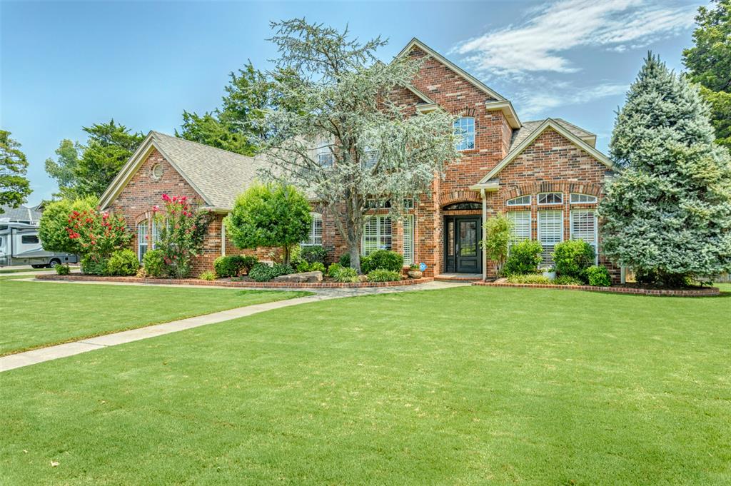Exceptional waterfront residence in Crystal Lakes Addition offering 4 bedrooms & 3.1 baths with an impressive blend of luxury, comfort, & year-round outdoor living. The backyard is designed for entertaining with an inground pool & an outdoor kitchen featuring state-of-the-art appliances, creating an additional  457 sq. ft. of living area with wood-burning fireplace. Phantom retractable screen provides comfort from sun & wind, making the space enjoyable in every season. Inside, the home has been beautifully remodeled with premium finishes & appliances, including top brands such as: Jenn Air, Wolf, KitchenAid and  Sub-Zero. New Anderson windows, Huntington automatic blinds & wooden shutters add both style and function. Additional upgrades include three 12 SEER zoned HVAC systems, Low-E thermal pane windows, an insulated three-car garage, a Generac 24 kW whole-home generator, gutters with leaf guards, a new electrical panel, and a new 50-gallon hot water tank. The insulated garage also features an Atlas safe room, compressor, and 40 amp 240V plug-in charger. Unique amenities such as a bonus room with small kitchen area, a laundry chute, water softener and water filtration system complete this distinctive waterfront property. Don't delay!  Make your appointment today with your favorite realtor!