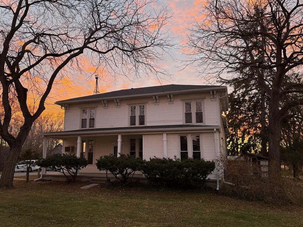 Local history for sale! Italianate farmhouse, built by the Platt family in 1842, with numerous outbuildings on about 3 acres. In the original part of the home, the main residence includes 10-foot ceilings in the living and dining rooms, abundant natural light from many large windows, refinished pine & oak floors, a newer cherry kitchen, two bedrooms, and two older baths. The house has a 1968 addition, which includes the office, family room, 3rd bedroom and a first floor laundry. Two upstairs apartments with a separate covered entrance. Previously home to the Makielski Berry Farm since 1952, the outbuildings include a large, newer pole barn with two bay doors and an air compressor, a classic red barn (upstairs space is NOT connected to water or septic), two sheds (one with cold storage and another with a bay door and an air compressor) and a small greenhouse. Extensive mechanical updates in 2025 include a septic system, roof and gutters, updated electrical & plumbing, water heater,sump pump, main kitchen floor and fresh paint throughout. Conveniently located close to Ann Arbor, Saline, and Ypsilanti, with easy access to US-23, I-94, and Michigan Avenue. Parks nearby, with a bike/walking path in front of the house connecting to Ann Arbor and Saline. Saline Schools and Pittsfield Township taxes. Perfect homestead with great potential for car enthusiast, mechanic, woodworker, landscaper, etc. Plentiful storage for large vehicles such as motor homes, boats, trailers, or trucks. To be split from larger parcel.