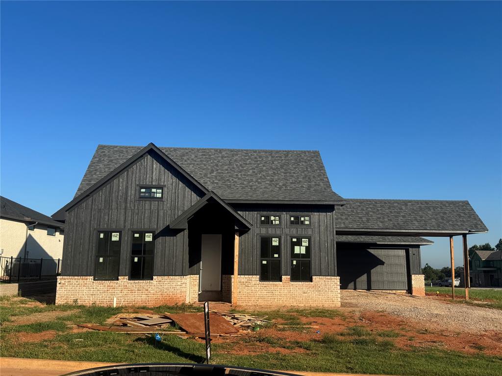 Brand new construction in North Edmond's premier neighborhood, Oak Tree Country Club! Surrounded by other luxury new homes in Wiregrass at Oak Tree.

Single story home with 3 bedrooms plus a dedicated study, lounge, or second living space! Enjoy the luxuries of a larger home on a smaller scale. Family room features lovely cathedral ceiling that opens to large kitchen. Separate dining room from open living space. High quality finishes like hard wood flooring in the main areas, custom designed cabinetry and trim throughout, and designer finishing, lighting, and plumbing packages included.

Come see today!