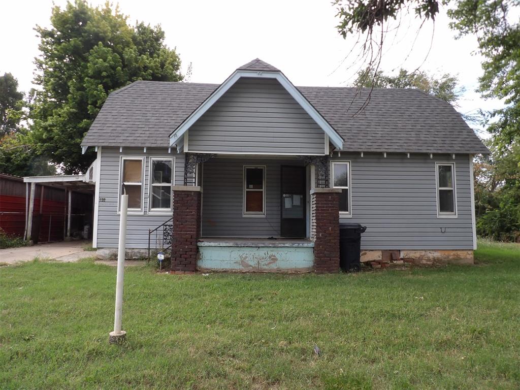 Large home in need of a little TLC with a big fenced backyard, a detached garage with storage area, a covered deck, and a separate carport. Inside there are 3 extra rooms that could be used for additional bedrooms or storage. There is also a spacious kitchen / dining area along with the 3 large bedrooms. Buyer inspections are for information only. No repairs will be made by any party for any reason prior to closing. Buyer to verify property condition at their own expense as well as all public information including taxes, school districts, square footage, lot size, and boundaries.