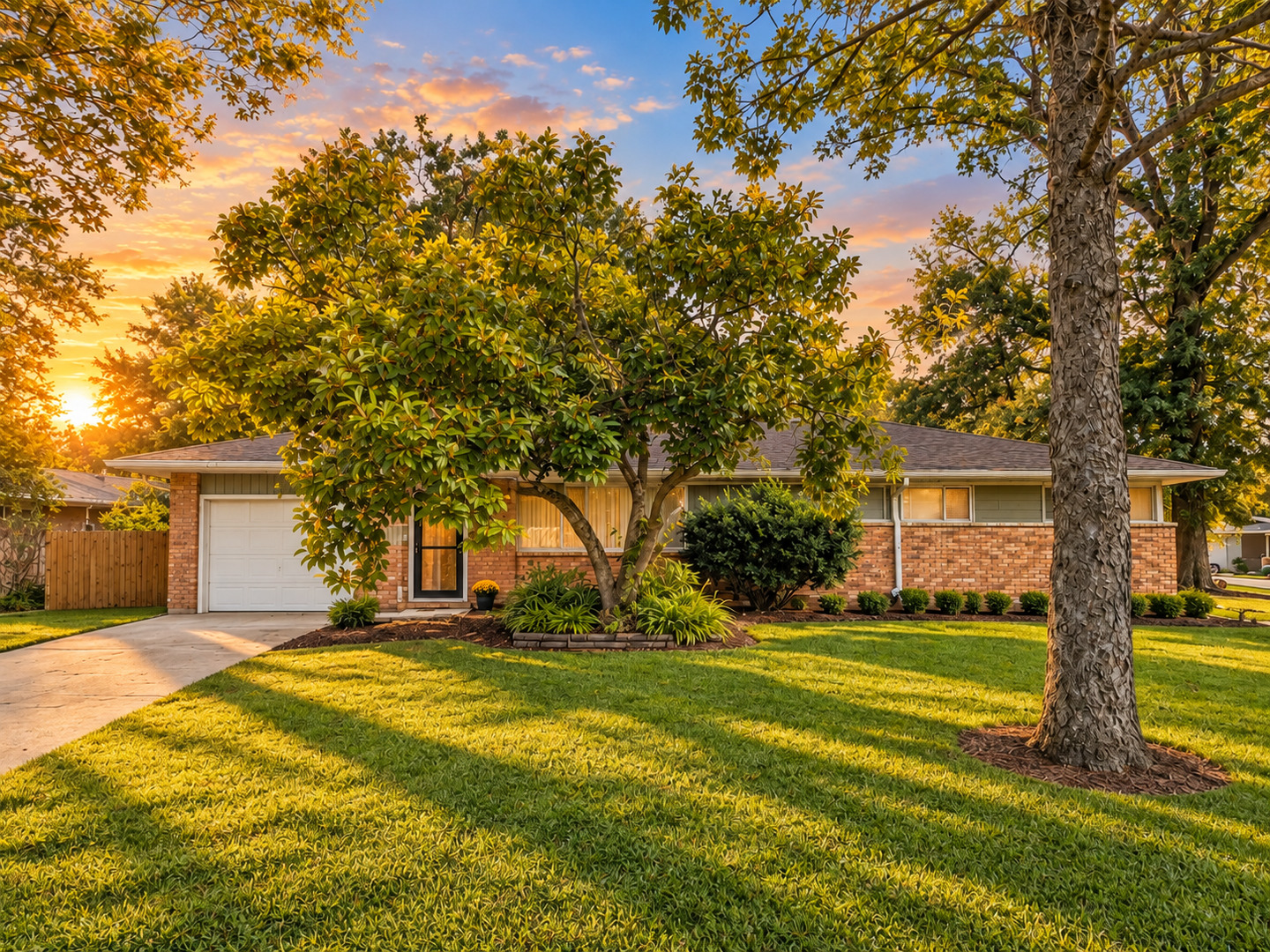 Welcome to this bright and beautifully refreshed 3-bedroom, 1.5-bath ranch in Park Forest! Set on a spacious lot with mature trees, a lush lawn, attractive landscaping, and an attached garage, this home offers great curb appeal from the moment you arrive.    Inside, you'll find a clean, neutral color palette, crisp white trim, and abundant natural light throughout. The spacious living area features attractive wood-look flooring and a large front window that fills the room with sunlight. A separate dining area provides plenty of space for everyday meals and entertaining.    The updated kitchen is a standout, featuring white cabinetry, light countertops, stainless steel appliances, a gas range, built-in microwave, dishwasher, and side-by-side refrigerator. A window above the sink brings in even more natural light, while the generous cabinet and counter space makes the kitchen both functional and inviting.    All three bedrooms offer comfortable space, soft carpeting, neutral finishes, and plenty of natural light. The full bathroom is bright and well maintained, featuring a white vanity, clean finishes, and classic beadboard-style wall detailing.    Throughout the home, the combination of fresh finishes, updated flooring, bright rooms, and a practical single-level layout creates an easy, comfortable living environment.    Outside, enjoy a spacious yard surrounded by mature trees and greenery, along with convenient driveway parking and an attached garage.    Bright, clean, updated, and ready for its next owner, 29 W Rocket Cir is a wonderful opportunity to own a 3-bedroom, 1.5-bath home in Park Forest. Schedule your showing today!