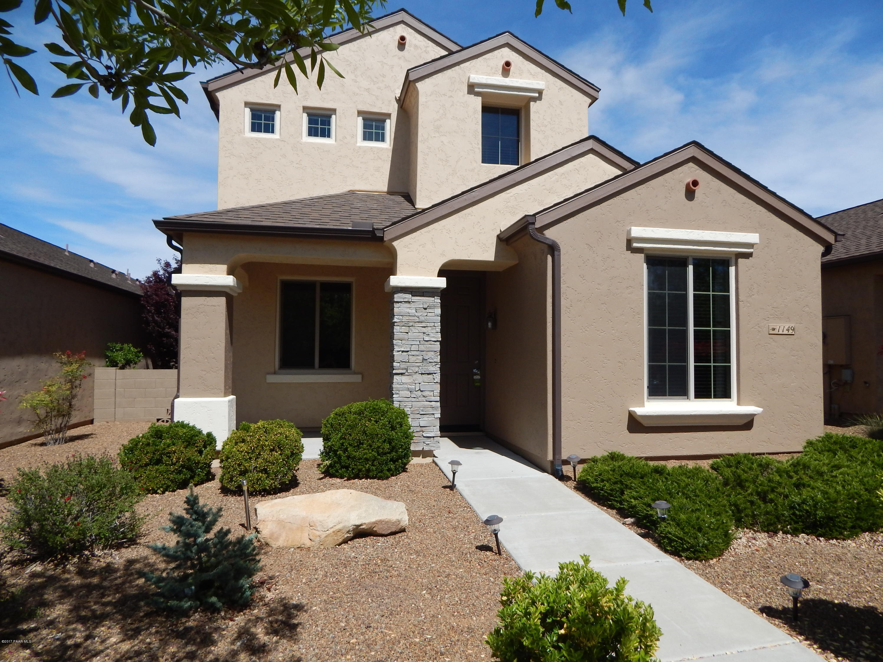 Clean as a Whistle and ready for move in!This home offers 1631 Sq feet, 2 bedroom plus another bedroom/office, separate laundry room and a 2 car garage. Community pool, tennis courts, work out facility and more.  Low maintenance yard on drip system.*No Cats*(2) Dog limit under 25 lbs
