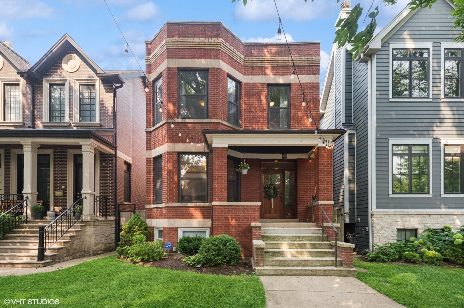 Sitting on an oversized lot, this gorgeous brick single family home on a pretty tree-lined street is just a stone's throw to Lincoln Square and offers an ideal blend of classic Chicago charm and modern convenience. This intelligently converted and redesigned two-flat to single family, provides exceptional space with 4 bedrooms, and 3 full bathrooms, including a beautiful primary suite. Throughout the home, you'll appreciate the restored vintage millwork that adds character and warmth to every room. The main level welcomes you into the charming living room that opens to the formal dining room, complemented by a beautifully updated eat-in kitchen with Quartzite stone counters. This floor also provides a guest bedroom and full bathroom. Upstairs offers the most incredible space boasting 3 bedrooms, 2 full baths plus TWO additional rooms that can be used as living/family/office, etc. You have a generous primary suite with attached bathroom, and an organized walk-in closet with vintage pocket doors. The clean, unfinished basement houses the washer and dryer while offering excellent storage potential, or additional build out opportunity. Outside, enjoy the large backyard with patio space and the convenience of a two-car garage. Location is everything with this property, plus easy access to the EL & Metra. Enjoy all that Lincoln Square has to offer including boutique shops and notable restaurants. Sprawling 22 acres is Winnemac Park offering a prairie garden/nature trail, playground, trails, softball fields, soccer field, track, gym & more. Residents will appreciate the Sacred Heart bus pickup just two blocks away and proximity to so many additional coveted schools including Lycee, Montessori, Waldorf, German International School, Waldorf, Gardner School and North Park Elementary. BEST & FINAL OFFERS due on Monday, August 11th @ 5pm.