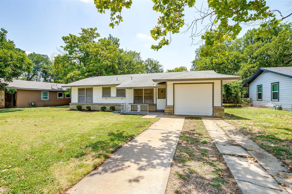 Darling 3 bedroom, one and a half bathroom cottage with an attached 1 car garage. House has been well maintained and has fresh paint inside and outside, refinished hardwood floors, HVAC system replaced and the ducts cleaned in the last year, water heater replaced 2021,insulation added in the attic and granite countertops. There is a lovely fenced backyard and a covered porch all across the back of the house.