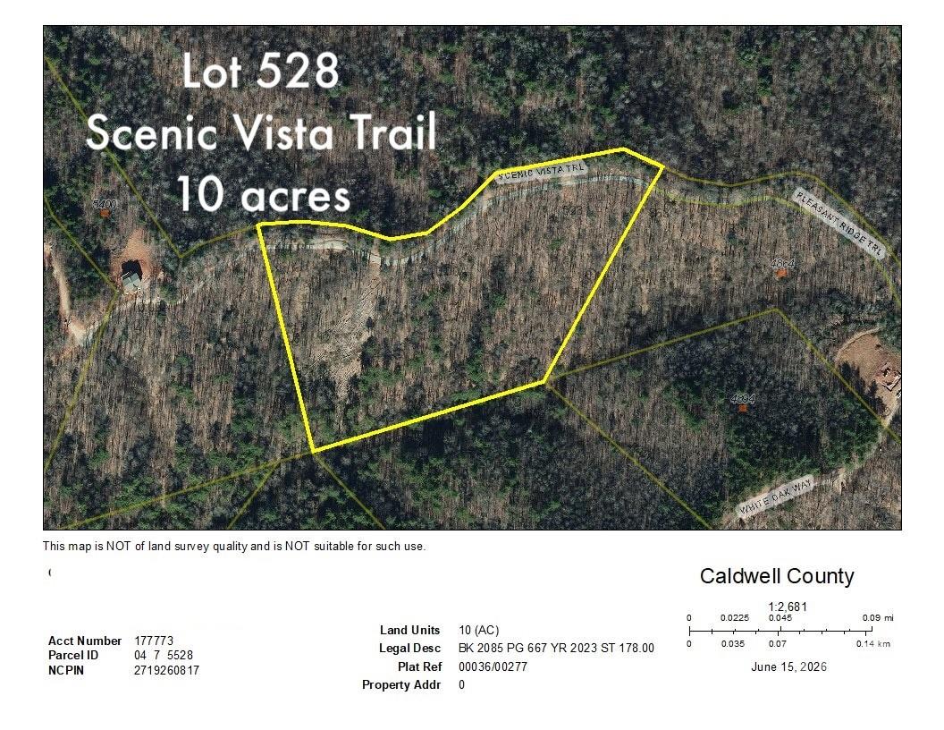10 acres, Lot 528, Scenic Vista Trail 528