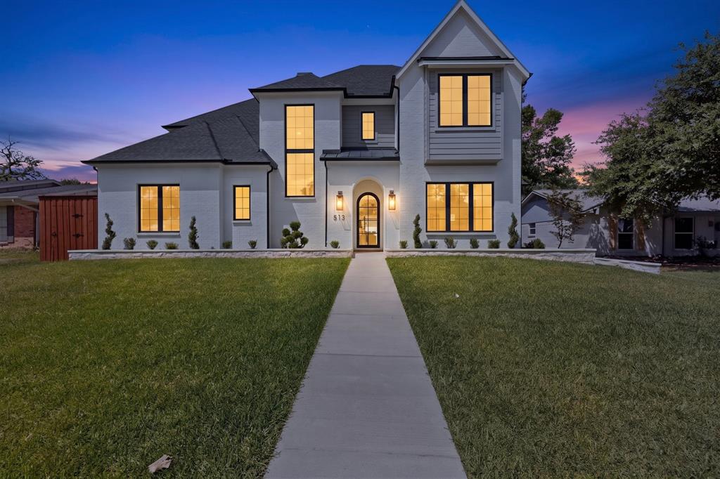 Striking new construction on an oversized lot in the coveted Canyon Creek community.  Thoughtfully designed and impeccably finished, this 5-bedroom, 5.2-bath home (five full, two half baths) blends timeless craftsmanship with an open, light-filled floor plan built for both everyday living and effortless entertaining.Hand-stained white oak floors run throughout, setting a warm, sophisticated tone, while quartzite countertops, custom built-ins, and designer finishes elevate every space. The open-concept main level flows seamlessly from the gourmet kitchen and butler's pantry to generous living and dining area.  Upstairs, an expansive game room with custom built-in cabinetry and a fully wired media room create the ultimate space for movie nights and game days, complemented by a built-in desk ideal for study or working from home. A dedicated main-level office offers a quiet, polished retreat to focus.All five bedrooms are spacious and private, each with its own ensuite bath offering comfort and flexibility for guests, a home office, or multigenerational living.Outside, a large, level backyard provides plenty of room to play, garden, entertain, or design the outdoor living space you've always envisioned.   The backyard has plenty of room for a pool and play area. Ideally located in award-winning Richardson ISD, feeding to sought-after Canyon Creek Elementary and J.J. Pearce High School, and just minutes from premier shopping, dining, parks, and major commuter routes. Exceptional new-construction quality, custom character, and an unbeatable location