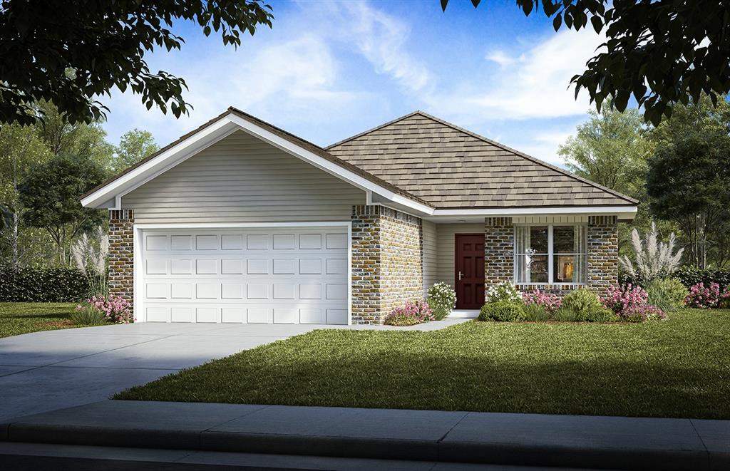 Introducing the Ashton floor plan, designed to maximize every inch of your new home. The kitchen beautifully separates the main living and dining areas, providing defined lines and excellent flow. The primary bedroom features an oversized closet that you’ll love. Our homes are built with exceptional features, including built-in tornado safety measures, a tankless water heater, and superior energy efficiency. As part of our select series, this home also includes a finished garage with a door opener, ceiling fans in the living room and primary bedroom, and impressive 10-foot ceilings. Now upgraded with a walk in shower in the primary bathroom and all UPDATED colors and finishes.  Don’t wait, come see why this neighborhood is the talk of the town. Schedule your showing today and secure your dream home!