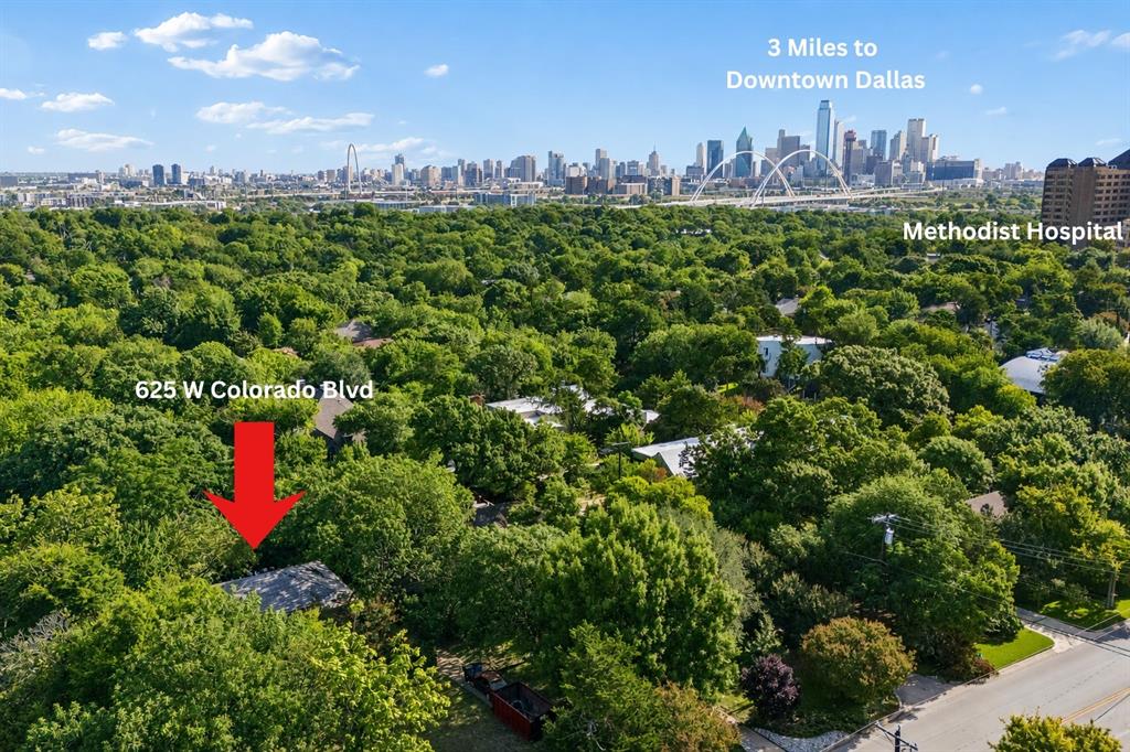 Prime building opportunity in desirable East Kessler, where an exciting wave of new construction and custom-home development is already underway. Situated on a heavily wooded, approximately .378-acre lot, this unique property offers beautiful elevated views across the surrounding tree-covered topography and an exceptional setting for a custom residence. With the appropriate height there may even be a possibility for downtown views!  The existing brick home is being sold STRICTLY AS-IS and has been assigned no value due to its current condition. The property is being marketed  for its land value and redevelopment potential. Ideally located near the Bishop Arts District with convenient access to Downtown Dallas, this is a rare opportunity to build something special in one of North Oak Cliff’s most sought-after neighborhoods.Buyer to independently verify zoning, building requirements, utilities, survey information and all development possibilities. DO NOT RELY ON ROOM MEASUREMENTS- They are Not Accurate.  No Access To Home Will Be Provided Until Execution of a Sales Contract. Offers Should be made based on Land Only Value. Buyer is to assume the home is uninhabitable. Survey has been ordered.