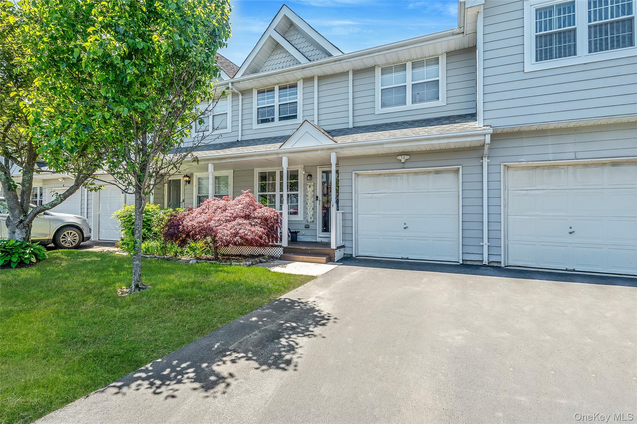 Welcome to Park Row — one of the area’s most sought-after communities.This beautiful townhouse features an updated kitchen with porch views, and flows seamlessly into the dining room, complete with a pass-through that’s perfect for entertaining. The living room features cathedral ceilings, recessed lighting, and new vinyl flooring. The large double sliding doors fill the space with natural light and open to a private deck. The first floor also includes a convenient bathroom and direct access to the one-car garage with ample storage.Upstairs, the oversized primary bedroom offers exceptional closet space. The second bedroom features vaulted ceilings and a double closet. The newly remodeled upstairs bathroom has beautiful modern finishes.The finished basement provides valuable additional living space to fit your needs.Gas heat and central air offer year-round comfort. Residents enjoy wonderful amenities including a beautifully maintained clubhouse, sparkling pool, fitness center, and tennis courts set among manicured grounds.Resort-style living at its finest. Schedule your private showing today.