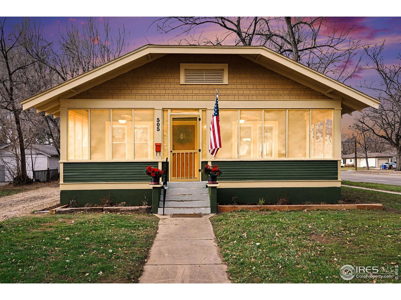 Less than 1/2 mile from CSU and Old Town Fort Collins, this thoughtfully remodeled home blends historic charm with modern peace of mind-both seen and unseen. Major systems have been fully updated, including the furnace, A/C, water heater, sewer, electrical, roof, and plumbing, allowing you to move in without future maintenance concerns. A screen-enclosed front porch opens to a bright living space that connects naturally to the kitchen and dining area. Hardwood floors, clean finishes, and a functional layout make the space comfortable and easy to live in. A sun-filled bedroom off the living room works equally well as a home office or guest room. The main level continues with a clean, modern bathroom, updated windows, and consistent finishes throughout. Downstairs, the finished basement offers flexible space for a second living area, media room, gym, or guests, with a large laundry room connecting the two levels. Outside, the detached garage, generous driveway, and refreshed landscaping add everyday practicality. Located in Fort Collins' Primary Short-Term Rental Zone, the home allows owner-occupied short-term rentals-an uncommon option in Old Town and a valuable benefit for those seeking flexibility or supplemental income.