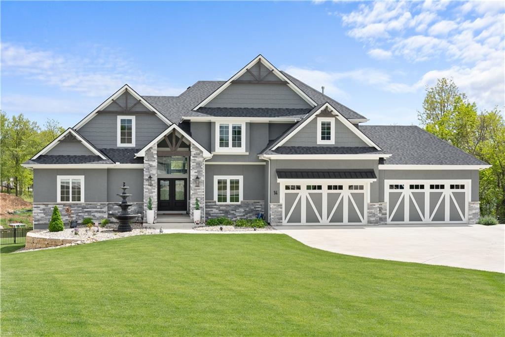 Better than NEW, NO need to Build! This Custom Built Luxurious Lakefront 1.5 Story Home is 1 Year Young & located in the coveted Lake Winnebago Community. Home boasts over 4,800 Sq Ft w/5 Car Garage, Resort-Style Outdoor Oasis & Private Covered Dock! This home highlights an Open Floor plan w/Designer finishes thru-out. The Great Room will WOW you with soaring ceilings, Stone Fireplace and Floor-to-ceiling Windows that offer an abundance of natural light & Stunning Panoramic Lake Views. The Gourmet Kitchen is a Chef's dream w/Custom Cabinetry, Granite Counters, Oversized Island, Large Butlers Pantry & Breakfast area that leads out onto the covered screened-in Lanai w/Fireplace. Spacious Main Floor Master Suite offers Spa-like bath & Large Walk-in Closet (w/Built-in Dresser) that connects to the Laundry Room. Main Level also features Flex room (can be Bedroom or Office), 1/2 Bath & Mudroom. Upper Level has 2 Large Bedrooms + Full Bath & expanded Loft Area that overlooks the Great Room. Finished Walk-Out Lower Level is an Entertainers Paradise with HUGE Rec Room w/Wet Bar, 5th Bedroom + Full Bath, Exercise Room & suspended Garage that provides ample storage space. Enjoy your own Resort-Style Oasis with the In-ground Gunite Pool(Salt Water / Heated), Firepit & Outdoor Kitchen all within the comfort of your fenced-in backyard. Home is situated on an AMAZING Estate-size Lake Front cul-de-sac Lot with a gentle slope down to the waters edge. This home is a Dream Come true for anyone seeking a life of Luxury at the Lake!