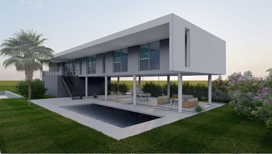 Pre-Construction. To be built. Build your dream waterfront home on North Longboat Key! Discover an exceptional opportunity to create your custom coastal retreat on this build-to-suit lot with 120 feet of waterfront frontage. The property is primed for development, with a permit filed and anticipated approval. Included in the price are complete architectural plans by Sweet Sparkman Architecture and Interiors, renowned for their innovative designs that harmonize modern luxury with beauty of Florida's coastal landscapes. The thoughtfully designed floor plan ensures a seamless flow for everyday living and entertaining, capturing breathtaking water views from key living areas. Whether you’re relaxing indoors or going out to enjoy the vibrant outdoor spaces, this home has been envisioned to maximize its unparalleled waterfront location. Key features include a new seawall in 2023 that provides a solid foundation for waterfront living. Deeded beach access, just a short distance away, offers private enjoyment of pristine sandy shores on Longboat Key. Boating enthusiasts will appreciate the ample frontage for a dock and boat, providing easy access to Sarasota Bay and beyond. On sought-after North Longboat Key, the property offers proximity to acclaimed restaurants like Shore, Whitney’s and Mar Vista, ensuring dining and entertainment are always nearby. This is your chance to bring a remarkable vision to life in one of Florida’s desired locations. Schedule your private showing today and imagine the possibilities. Land and building architectural plans available for $1,200,000; $1,600,000 estimated building costs.