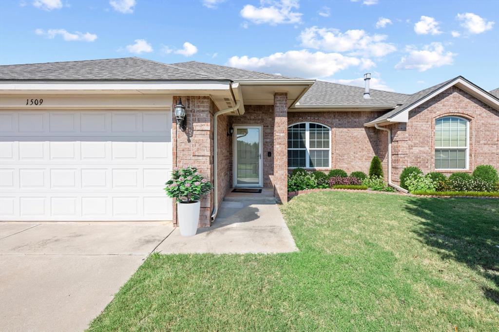 Beautifully maintained and thoughtfully updated, this home offers comfort, style and convenience in the desirable Park Place Addition. Recent improvements include a new Lennox Merit four ton HVAC system, GE double convection oven, updated vinyl plank flooring, fresh interior paint and an eight foot cedar fence with a rich walnut stain. The garage features an installed hybrid car charger. Updates here have all been completed within the last three to four years. Washer/Dryer can remain with an acceptable offer. Make your appointment today to see details of updates.Park Place is just minutes from shopping, dining and entertainment, with easy access to OU and Tinker AFB via Sooner Road. Nearby NE Lions Park and Sutton Wilderness provide a variety of outdoor experiences including wooded walking trails, natural ponds, a fishing dock, disc golf areas, open green space and playgrounds.