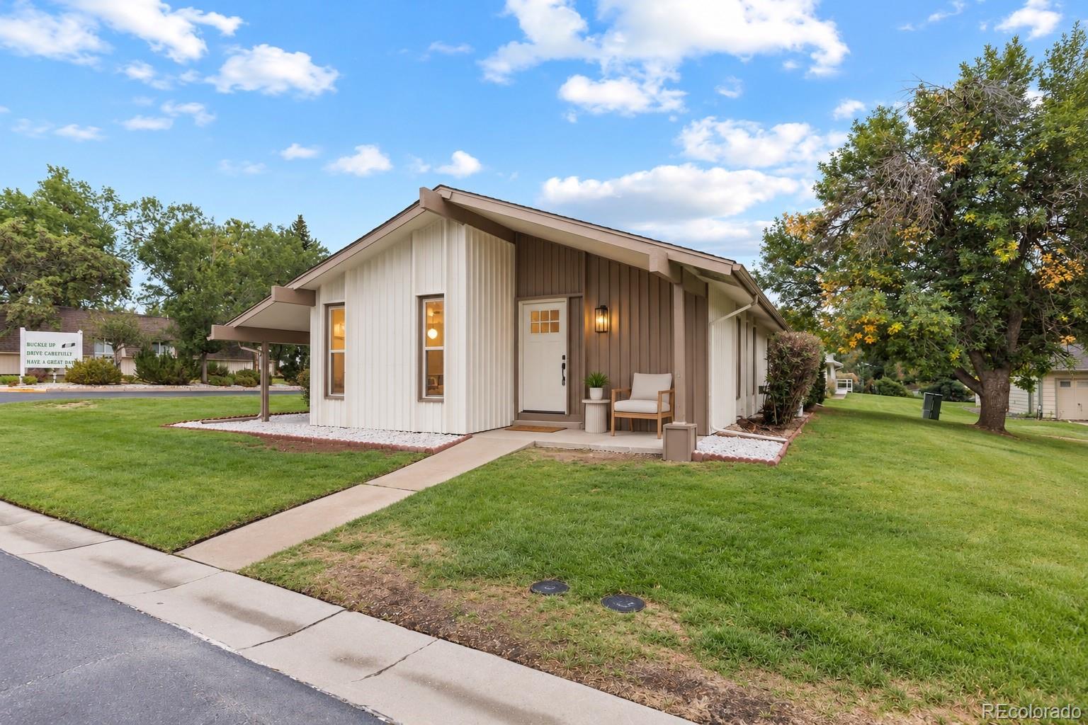 Welcome to this fully remodeled custom home in Gate N Green, a private gated 55+ community in Broomfield. Situated on a quiet street with peaceful green spaces, this move-in-ready home features wood flooring, quartz countertops, new kitchen cabinets, Level 5 drywall finishes, spacious rooms, and an open floor plan. Additional highlights include hot-water heat, central A/C, a heated oversized garage, and a 9-by-24-foot covered patio. Landscaping is included in the $175 monthly HOA dues.Community amenities include a clubhouse, swimming pool, hot tub, billiards room, fitness groups, social gatherings, and neighborhood events. Conveniently located near shopping, dining, golf, parks, open spaces, and major roadways, with easy access to Boulder and Denver. Vacant and easy to show!Buyer Incentive: Receive up to a $5,000 lender credit toward eligible closing costs and/or an interest rate buydown when financing with the seller’s preferred lender. Buyer is not required to use the preferred lender. Credit is subject to lender approval, loan program guidelines, and buyer qualification. Contact listing agent for details.