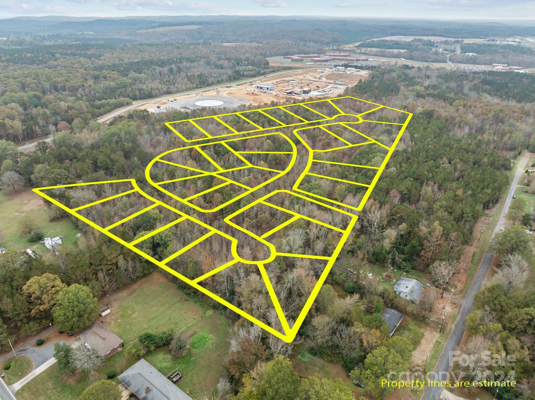 Great Investment Opportunity! This 33 Lot Subdivision is ready to be developed with water access at Martin Rd and the potential for sewer access a short distance away.