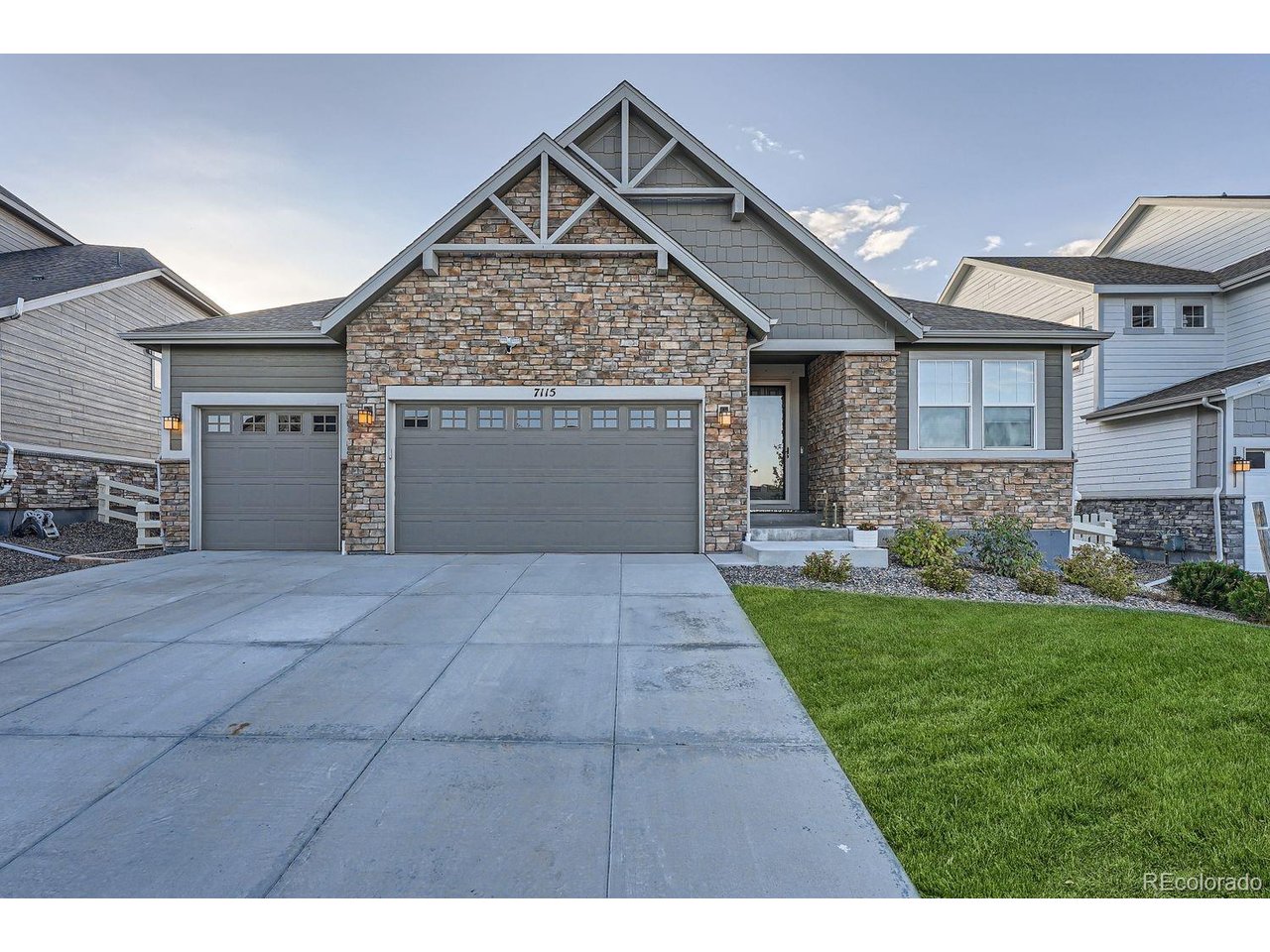 Rarely does a home combine luxury ranch living and effortless entertaining as beautifully as 7115 S Uriah. Set in one of Southshore's most desirable locations, this exceptional home delivers the space, light, flexibility, and indoor-outdoor for todays lifestyle. From the moment you enter, soaring ceilings, abundant natural light, and expansive gathering spaces create an inviting sense of scale and sophistication.  The gourmet kitchen serves as the heart of the home, anchored by an oversized island that makes everyday living and entertaining effortless. The finished basement expands the possibilities with versatile space for a recreation room, home gym, 2 bedrooms for guest accommodations, hobbies, or multi-generational living. Outside, a spacious backyard patio expands to peaceful open-space views, expansive Colorado skies, and spectacular sunsets-creating a setting that feels both private and connected to the beauty of Colorado. Ideally suited for buyers seeking a luxury ranch home with a finished basement, open-space views, and exceptional entertaining space in Southshore. This home offers a rare combination of comfort and flexibility that is increasingly difficult to find. Seller is willing to contribute $8000 towards closing costs or solar loan buydown.