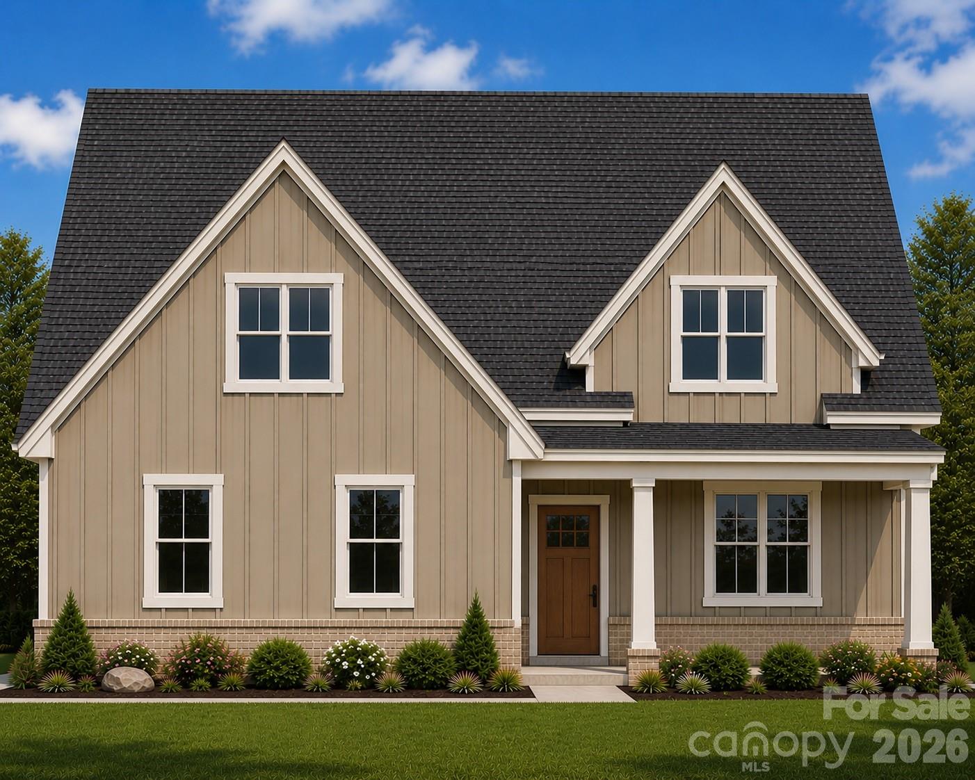 Photos are representational only of a proposed build. Welcome to this charming farmhouse situated on .92 acres, offering a spacious and thoughtfully designed floor plan. The main level features a private primary suite, dedicated office, laundry room, and inviting living spaces perfect for everyday comfort and entertaining. Enjoy outdoor living from the covered front and back porches. Upstairs, you’ll find two additional bedrooms, a full bath, loft, bonus room, and convenient stackable washer and dryer hookups. With flexible living spaces and timeless farmhouse appeal, this home offers room to live, work, and relax.$3500 SELLER CREDIT when you use the builders approved lender!