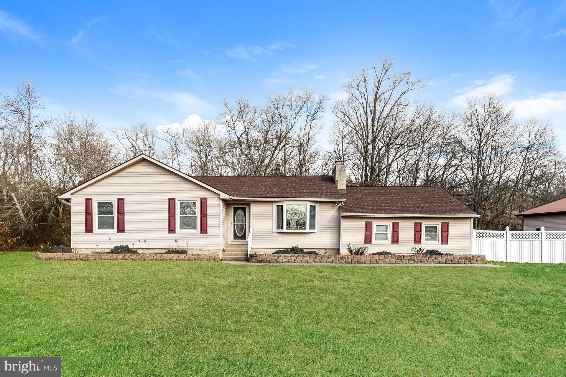 Country living at its finest! Orchards, Farms and Nurseries are your neighbors. Spacious rancher sits on almost 2 acres of ground backing to private woods. 5 bed, 3 full bathrooms upstairs and a finished basement downstairs. Loads of room for storage also. Freshly painted and recently updated. Don't miss this opportunity as homes like this don't come on the market often.