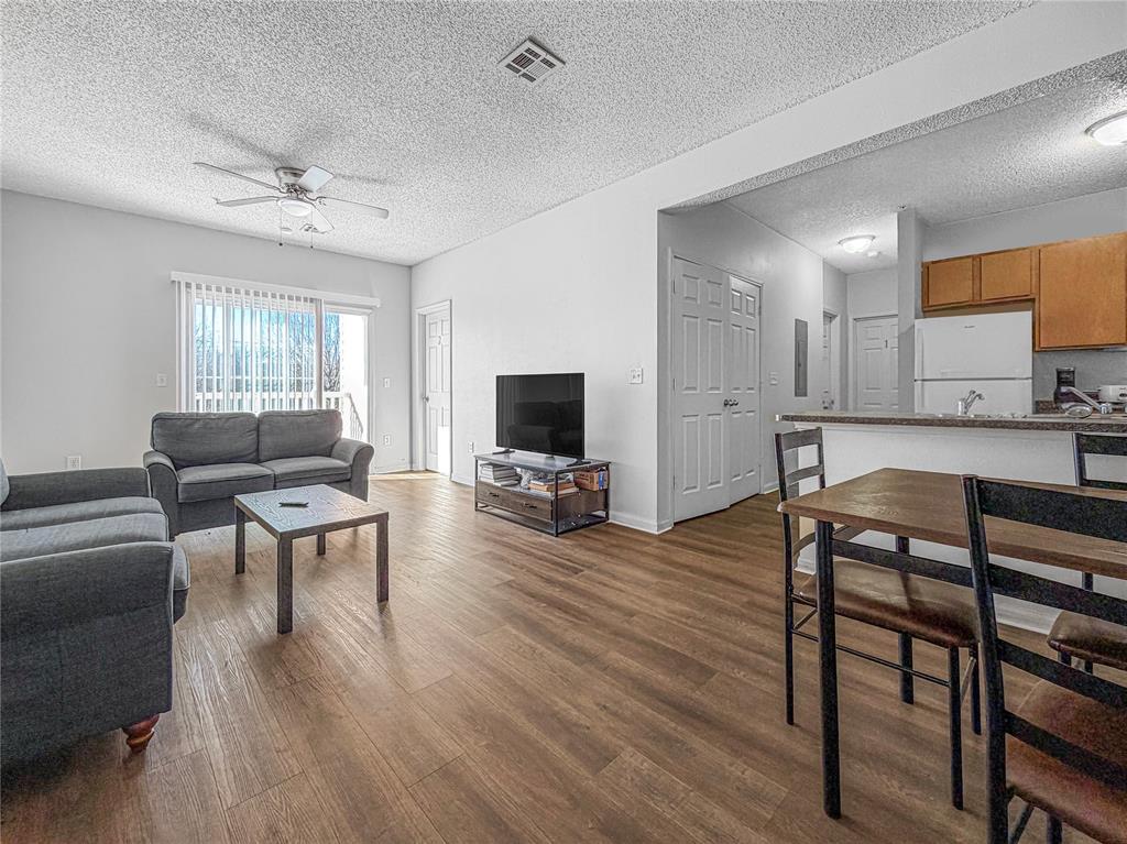 Located in The Edge, one of Norman’s most recognizable condo communities, this 4-bedroom, 4-bathroom unit offers a highly functional layout and strong appeal for both investment and personal use. The condo features a light-filled, open-concept living, dining, and kitchen area, along with a covered balcony. Recent upgrades include: appliances, fridge and AC unit.The thoughtfully designed floor plan includes four private bedroom suites, each with its own full bathroom. All bedrooms are fully furnished with a bed, mattress, desk, and dresser. The living and dining areas come fully furnished with a couch, TV stand, TV, and dining table. Washer, dryer, and refrigerator convey with the property.Residents enjoy access to a wide range of amenities, including a fitness center, swimming pool, spa, basketball courts, and volleyball courts. Conveniently located approximately one mile from the University of Oklahoma campus, this property offers both proximity and lifestyle appeal.Additional opportunity for investors: Seller is offering the option to bundle the purchase of three units• Unit #6134 (2 bed / 2 bath)• Unit #6115 (4 bed / 4 bath)• Unit #4121 (4 bed / 4 bath)