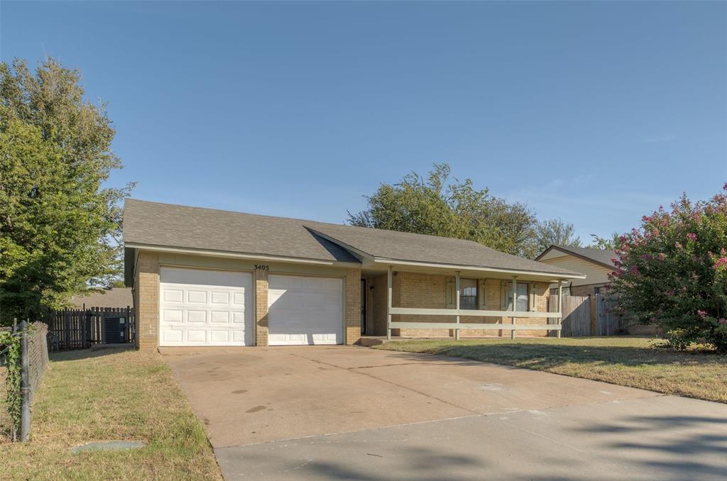 This charming 3-bedroom, 1.5-bath home combines comfort with thoughtful updates. The covered front porch welcomes you into a bright living room with vaulted ceilings and a gas fireplace, creating a warm and inviting atmosphere. Fresh paint and new carpet extend throughout, while the kitchen offers generous counter space, a stainless-steel gas range, and a cozy nook ideal for casual dining. Just off the kitchen, you’ll find an interior utility area for added convenience. The primary suite includes a large walk-in closet and private half bath, while two additional bedrooms share a full hall bath. Recent improvements include a new roof (March 2025) and updated furnace and condenser (November 2024). Outdoor enthusiasts will appreciate nearby parks, while commuters will value quick access to I-240, I-35, and major highways. Minutes from Tinker AFB, Bricktown, shopping, and dining, this property is an excellent choice for first-time buyers or an investment opportunity.