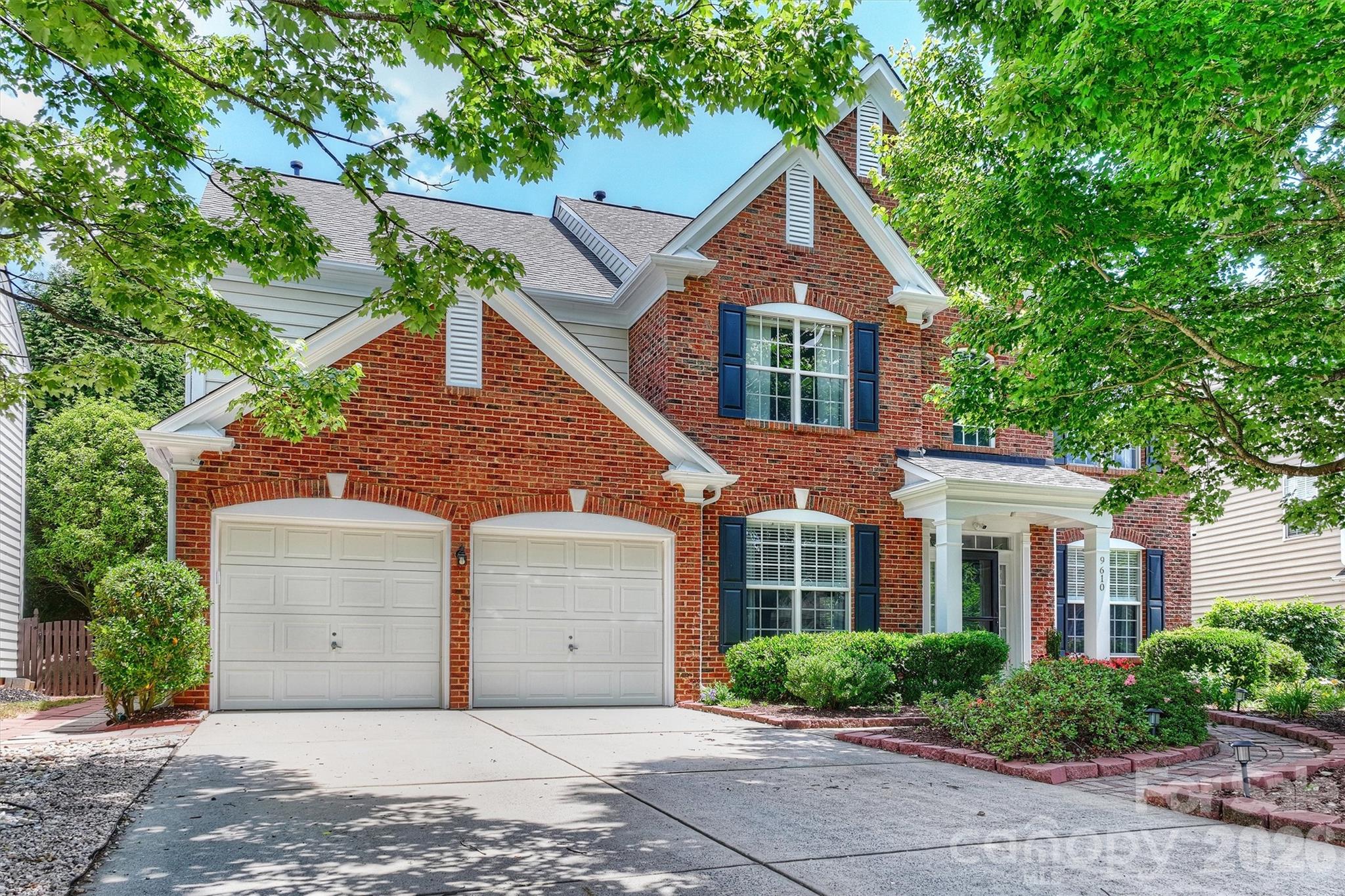 Exquisite brick-front home tucked away on a cul-de-sac in one of Ballantyne’s most sought-after neighborhoods! Meticulously maintained and thoughtfully updated, this spacious home features bamboo flooring throughout the main and upper levels, custom lighting, and a beautifully renovated kitchen with granite countertops, tile backsplash, white cabinetry, newer Bosch dishwasher, and reverse osmosis water filtration system.One of the larger floor plans in the neighborhood, the home offers open-concept living with a spacious family room featuring a gas fireplace, built-in shelving, and views of the private, fenced rear yard. The main level also includes a private office with French doors, elegant dining room with tray ceiling and decorative molding, and living room open to the dramatic two-story foyer.Upstairs, the generous primary suite features a tray ceiling and spa-inspired bath with luxury vinyl plank flooring. Three additional bedrooms plus a large bonus room provide exceptional flexibility for everyday living, guests, or recreation. Additional highlights include granite countertops in the secondary bath and two linen closets for added storage.The outdoor living area is beautifully landscaped for privacy and designed for entertaining, featuring an extended stone patio, fire pit with retaining wall, and 8x10 storage shed. Roof with architectural shingles and water heater, both replaced in 2020. One-year Cinch Home Warranty included.Located within walking distance to Ardrey Kell High School, Community House Middle School and the Morrison Y, this community is ideally located. Weston Glen amenities include a community pool, clubhouse, and play area. ATT Fiber available in the community.