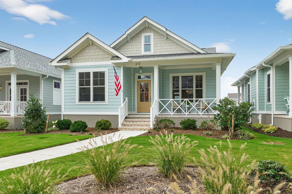 The Chesapeake Cottages are a collection of new homes from Virginia Builders. Blue Point is a coastal-inspired residence offering the perfect blend of modern amenities and Eastern Shore elegance. Designed to provide a cozy, intimate living experience without compromising functionality, style or comfort, this is a perfect second-home beachside retreat or full-time residence for those looking to right-size and simplify. Featuring an open floor plan that lives like a home much larger and a lovely 16' wide covered front porch that opens onto a park-like setting. Features include quartz counters, custom cabinetry, tiled showers, tankless water heater, washer/dryer, outdoor shower and outdoor storage space.