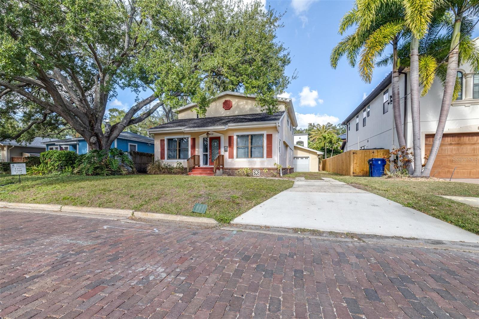 Welcome to an exceptional opportunity in one of South Tampa’s most coveted neighborhoods. This five-bedroom, five-bathroom residence at 3415 W Barcelona Street presents a rare chance to restore, update, or reimagine a classic 1922 home in the heart of Palma Ceia. The property is being sold as-is and offers meaningful opportunity for updates and improvements, making it ideal for buyers looking to add value in a premier location. Encompassing approximately 2,550 square feet, the home features generous living areas, flexible spaces—including a loft suitable for an office, playroom, or creative retreat—and original architectural elements that reflect its historic character. Hardwood floors, abundant natural light, mature landscaping, and a fenced yard provide a strong foundation and highlight the home’s potential for transformation. Situated on a charming brick-lined street, the property is surrounded by the timeless appeal Palma Ceia is known for—tree-lined avenues, well-kept homes, and a close-knit community atmosphere. Enjoy a highly walkable lifestyle with easy access to neighborhood boutiques, cafés, and specialty shops along Bay to Bay Boulevard and MacDill Avenue, as well as proximity to Bayshore Boulevard’s scenic waterfront trail for walking, jogging, and cycling. The location is further enhanced by access to highly regarded schools, including Roosevelt Elementary, Coleman Middle School, and Plant High School. Whether you are an investor, builder, or homeowner with a vision, this property presents a compelling opportunity to create something special in one of Tampa’s most desirable neighborhoods. 3415 W Barcelona St combines historic charm, strong potential, and an exceptional South Tampa location.
