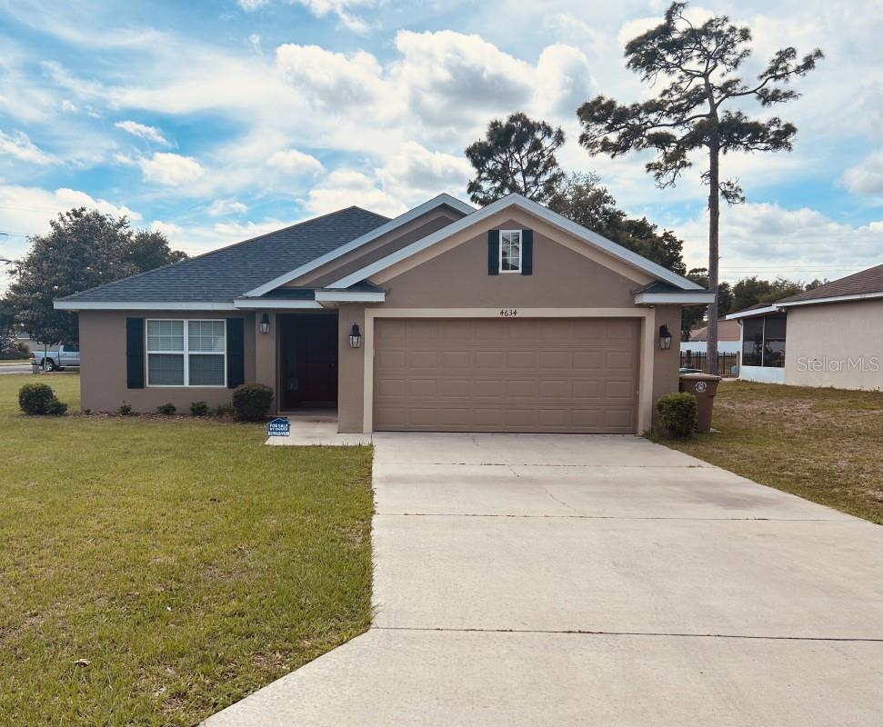 Charming 3 bedroom 2 bathroom home situated on a corner lot Magnolia Forest. Open living concept makes the home feel even larger, spacious Master Bedroom and larger guest bedrooms complement this home. The home is tastefully upgraded with luxury vinyl plank floors in common areas, tile shower in Master Bath, tray ceiling in master bedroom, upgraded Shakur style kitchen cabinets and beveled edge counters to name a few.