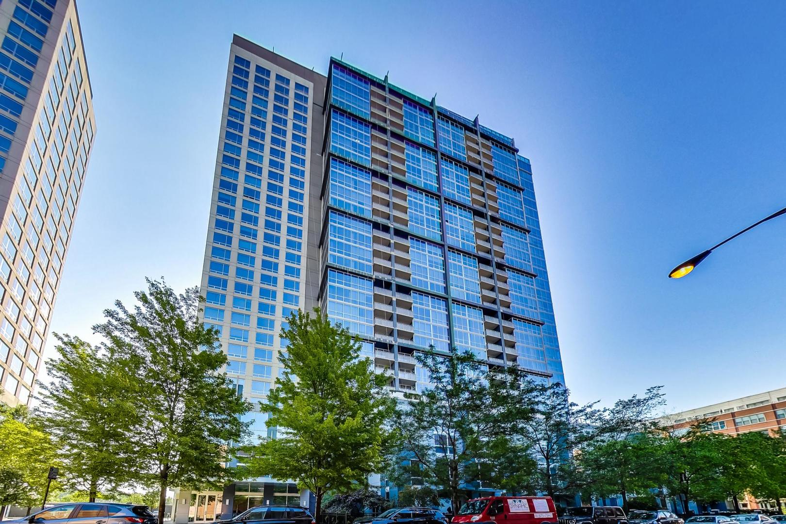 Harbor View | 3 Bed, 2 Bath | 23rd Floor Corner Home Perched high above the city on the 23rd floor, this corner residence at Harbor View offers a rare blend of style, convenience, and unbeatable views. With unobstructed sightlines of the lake, skyline, and Museum Campus, every room is filled with natural light. Inside, you'll find laminate floors throughout the main living spaces, carpeted bedrooms for comfort, and tile baths. The kitchen is finished with stainless steel appliances and sleek white quartz countertops. A brand-new refrigerator and in-unit washer/dryer add modern ease, while a private balcony invites you to step outside and enjoy the views. One heated garage space with an EV charger and full access to Harbor View's resort-style amenities: a rooftop pool and sundeck, fitness center, sauna, penthouse party room, 24-hour door staff, on-site maintenance, and even a dedicated dog run. Living here means being steps from Soldier Field, Museum Campus, Northerly Island, the lakefront path, Metra, the CTA Green Line, and bus routes.