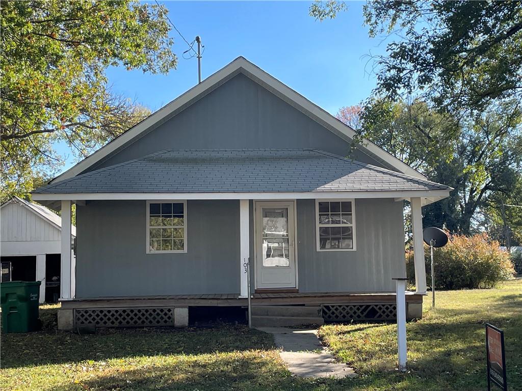ALMOST COMPLETE!  This renovated 2 bedroom, 1 bath home on large corner lot that will make you fall in love with it's spacious yard and 1-car garage.  Selling as-is.