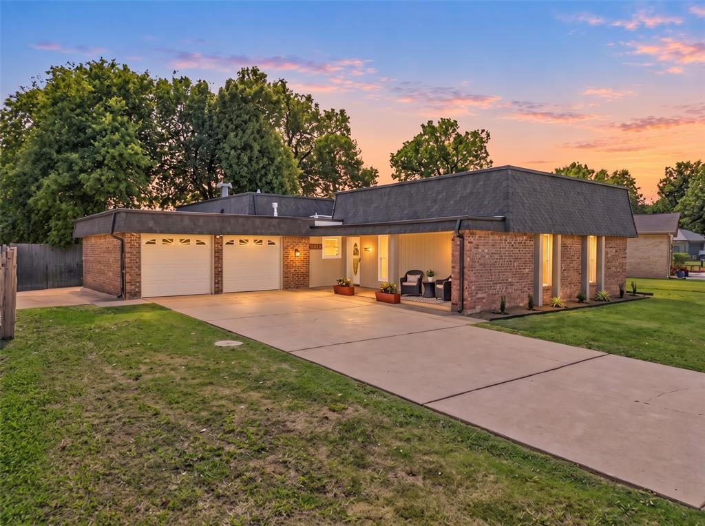 Beautiful spacious home with a very long driveway in a quiet cul-da-sac. Tasteful remodel with a great rock masonry/gas fireplace, high end stainless appliances, flexible floor plan with lots of options. Remodeled primary bathroom with large shower and dual shower heads. Don't miss the incredible primary bedroom ceiling detail. Updated windows and HVAC overhead. All new exterior shingles and gutters replaces 2026! Storm cellar in garage floor. Home warranty provided by the seller. Quail Creek elementary school. VERY MOTIVATED SELLER!!